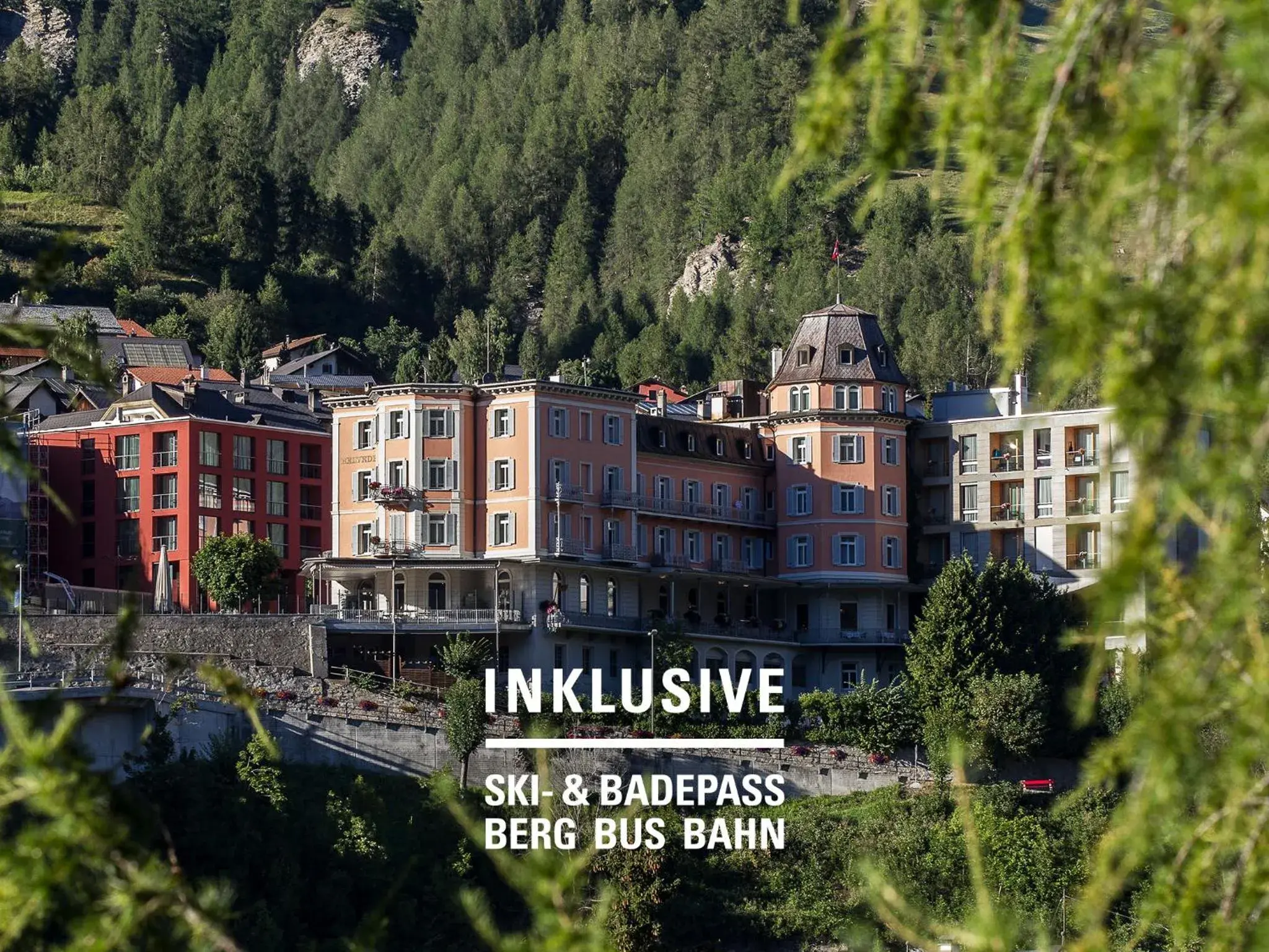 Property building in Hotel Belvedere Scuol Property building in Hotel Belvedere Scuol