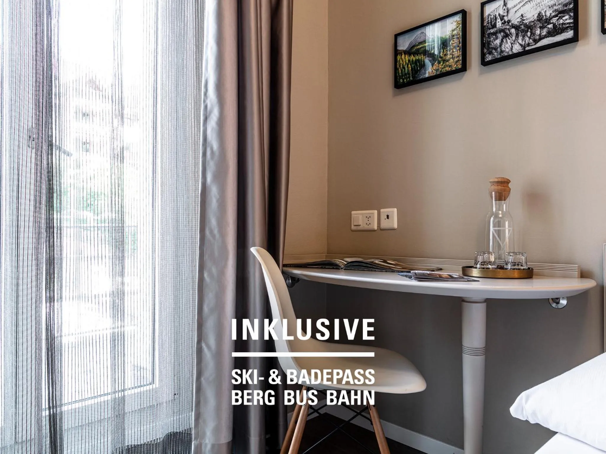 Seating area in Hotel Belvedere Scuol