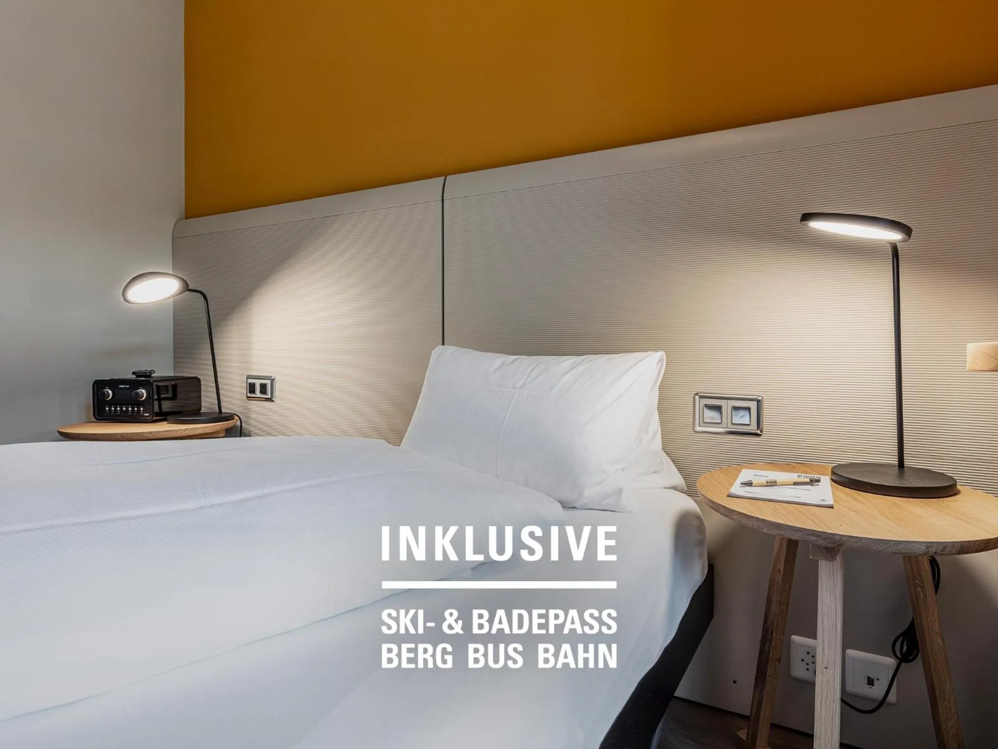 Bed in Hotel Belvedere Scuol