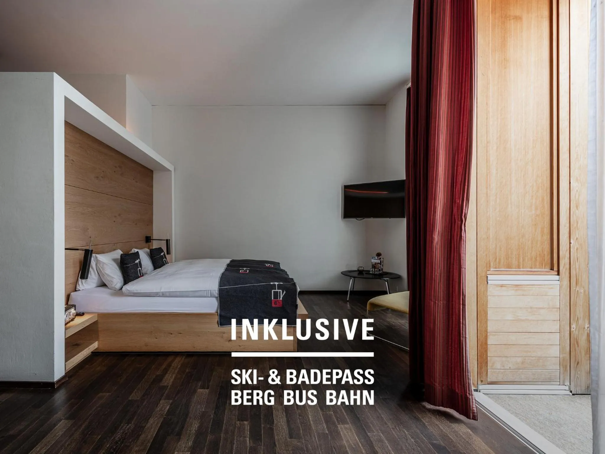 Bed in Hotel Belvedere Scuol