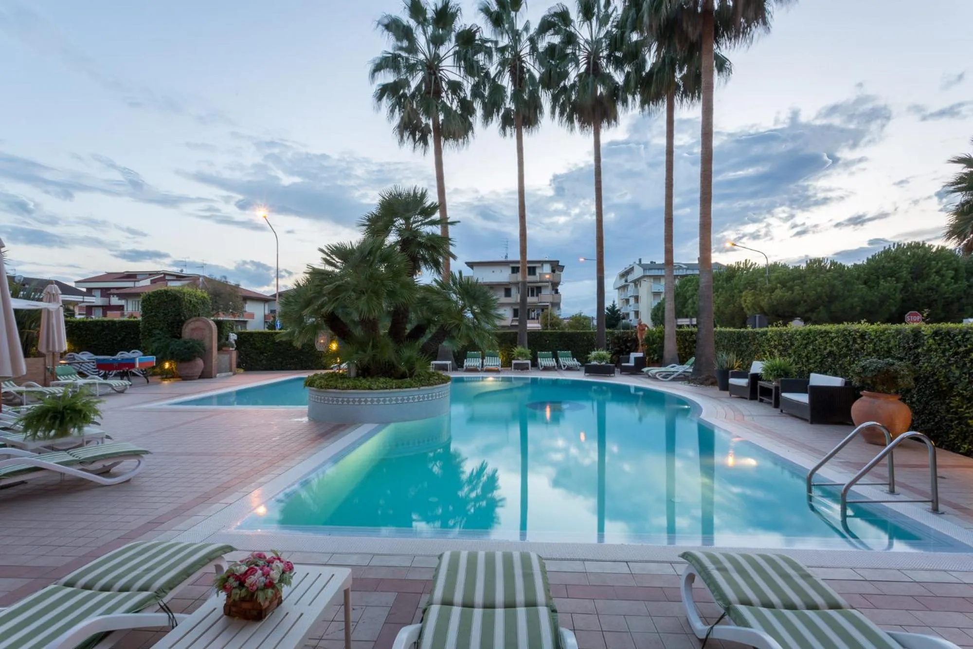 Pool view in Residence Torre Del Mar