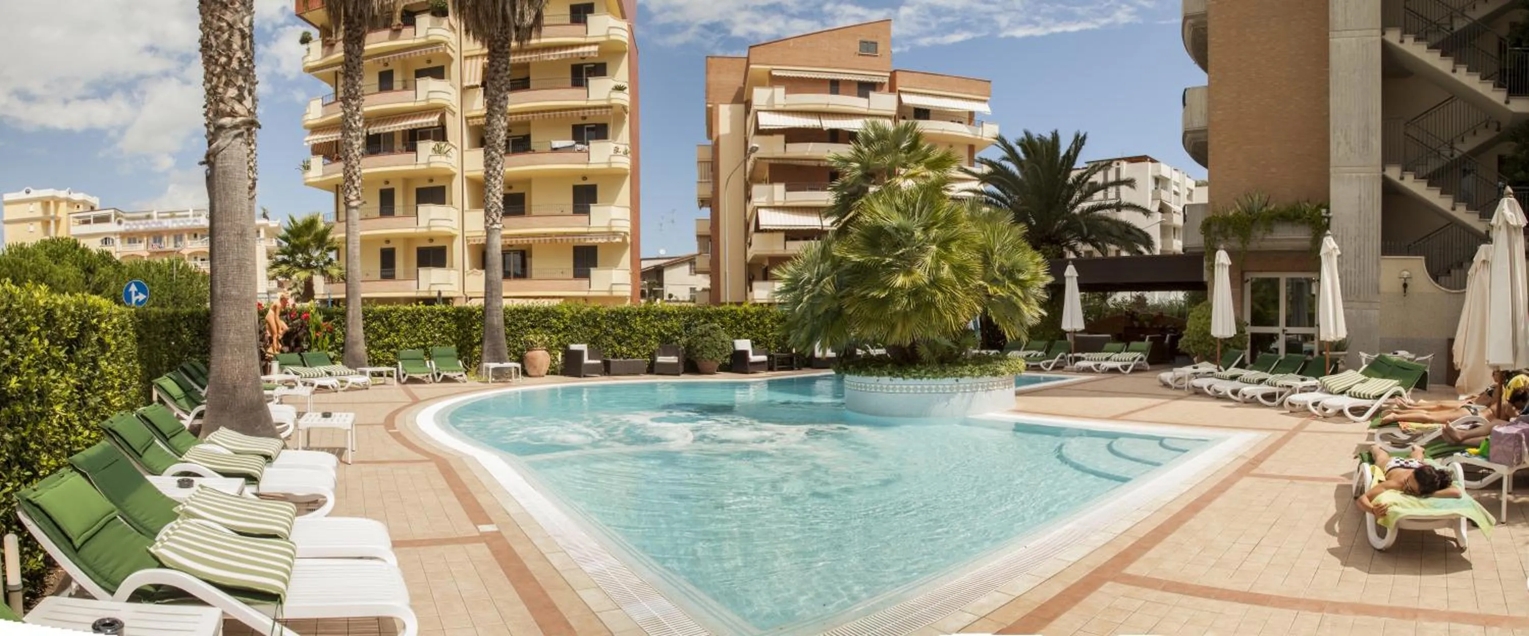 Pool view in Residence Torre Del Mar