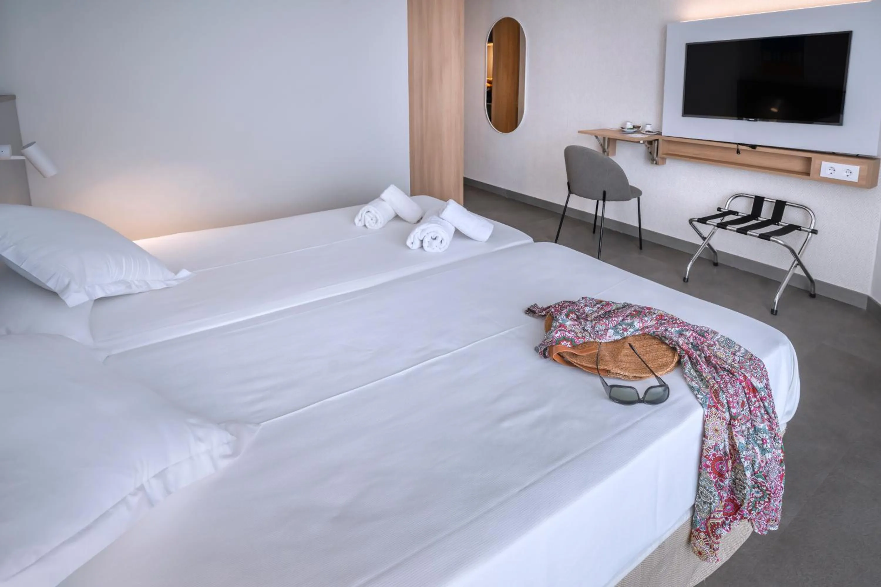 Bed in GHT S'Agaró Mar Hotel