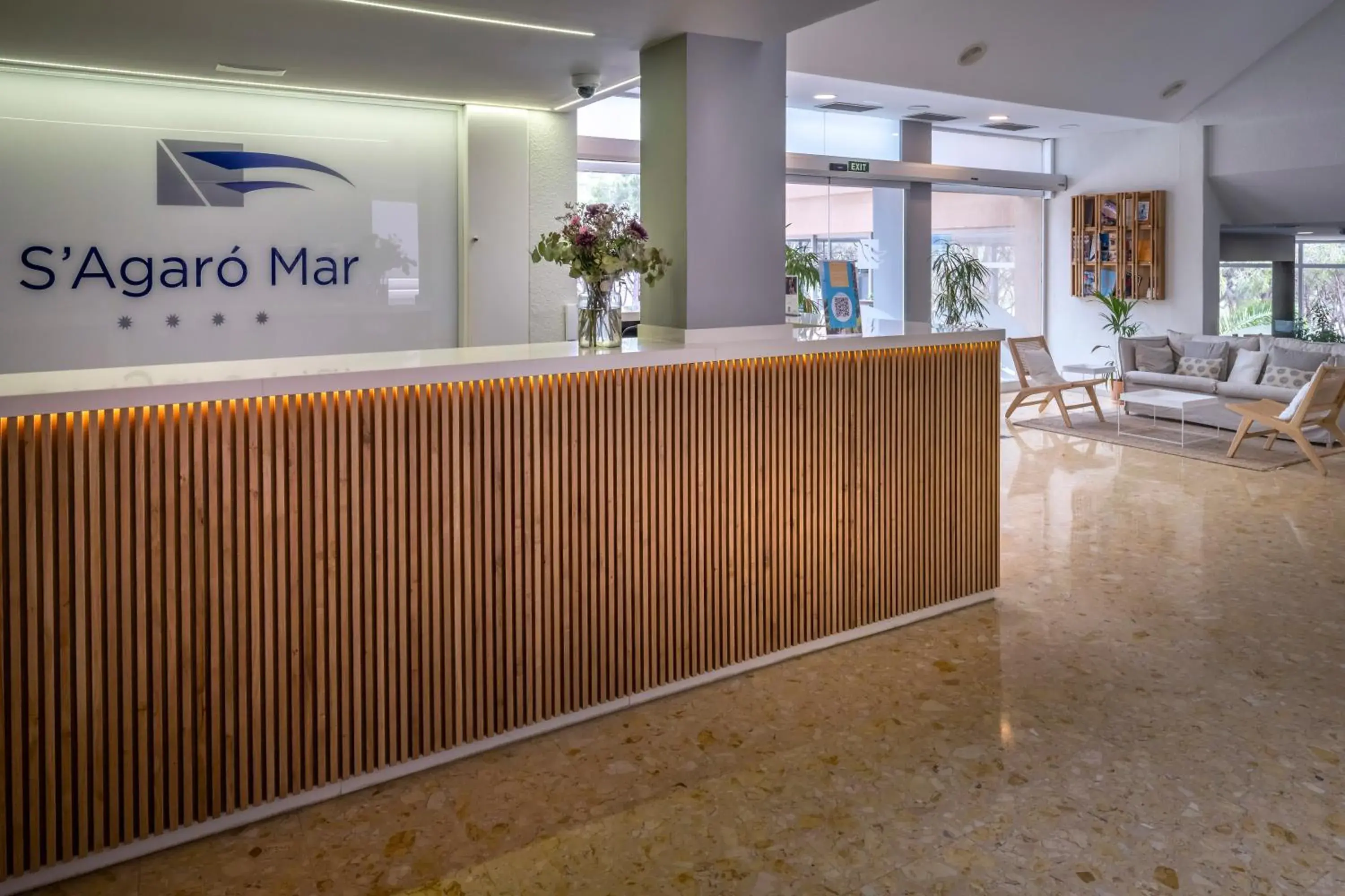 Lobby or reception in GHT S'Agaró Mar Hotel Lobby or reception in GHT S'Agaró Mar Hotel