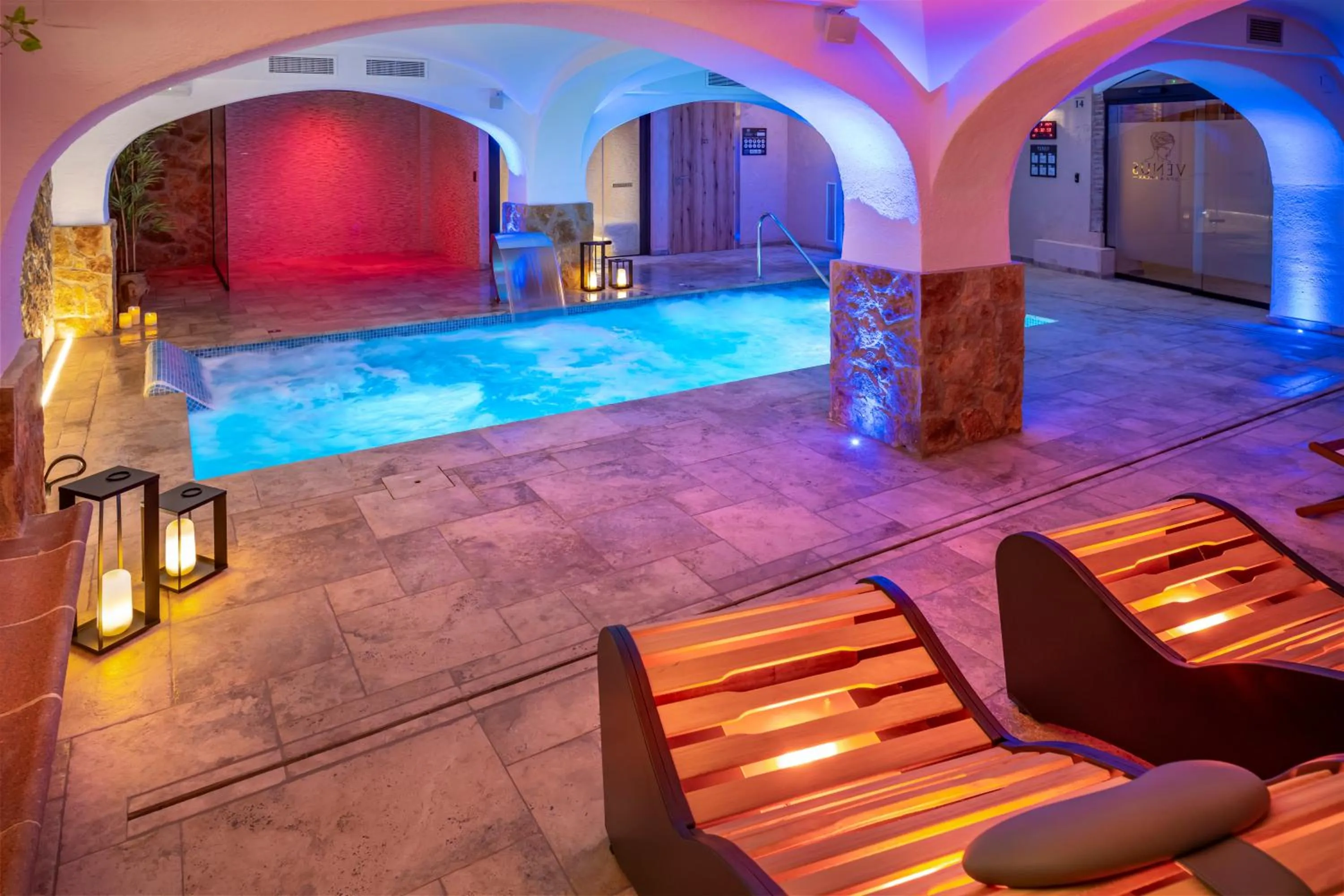 Spa and wellness centre/facilities in Hotel GHT Neptuno-Tossa & Venus SPA