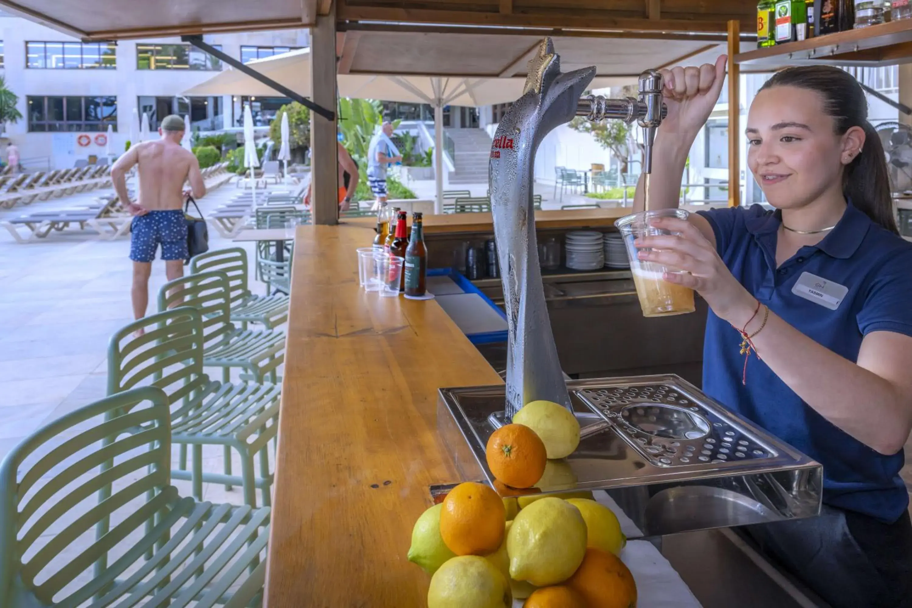 Lounge or bar in GHT Oasis Park & Spa Lounge or bar in GHT Oasis Park & Spa