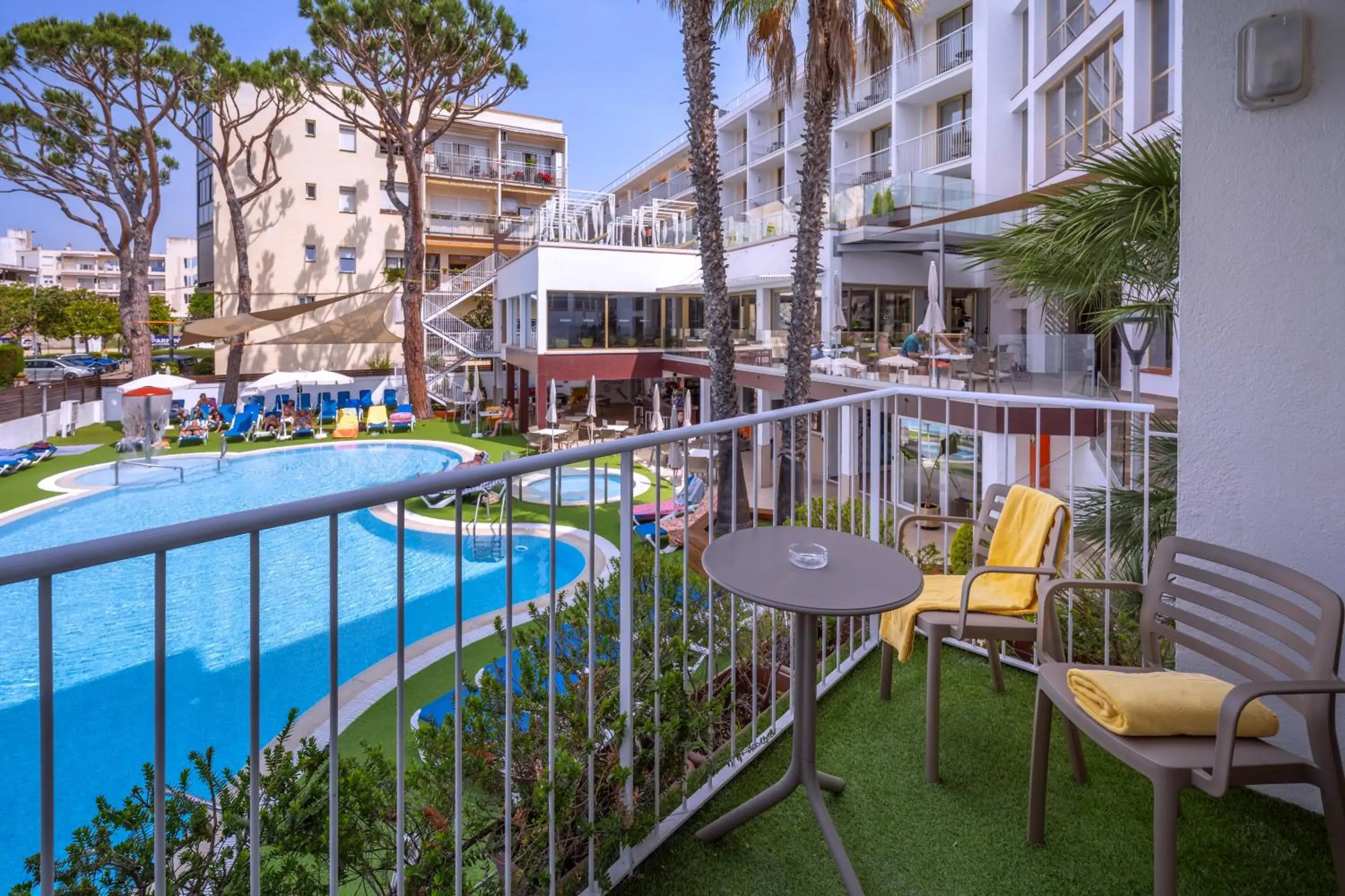 Pool view in GHT Costa Brava & Spa Pool view in GHT Costa Brava & Spa