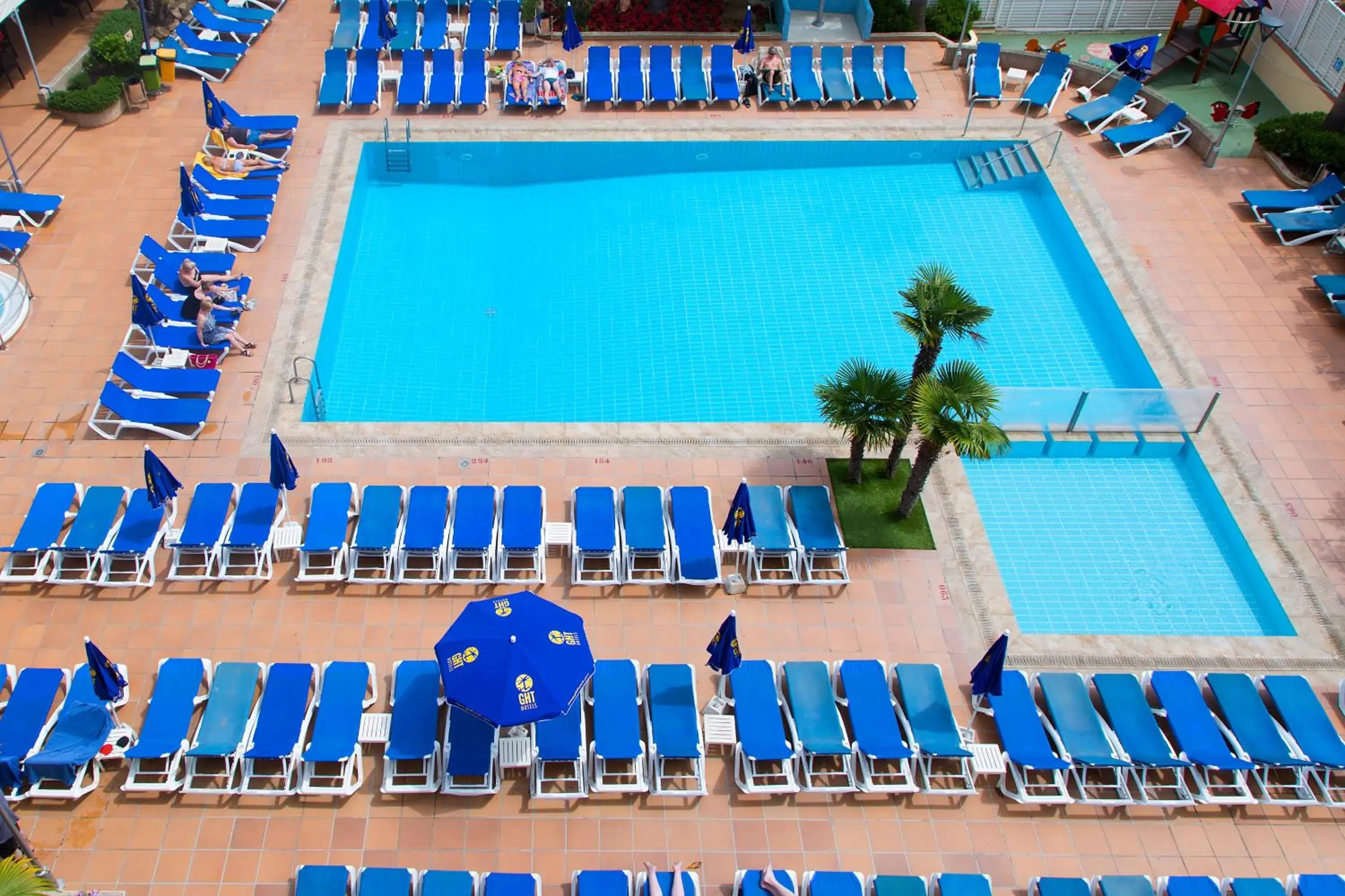 Pool view in GHT Oasis Tossa & Spa Pool view in GHT Oasis Tossa & Spa