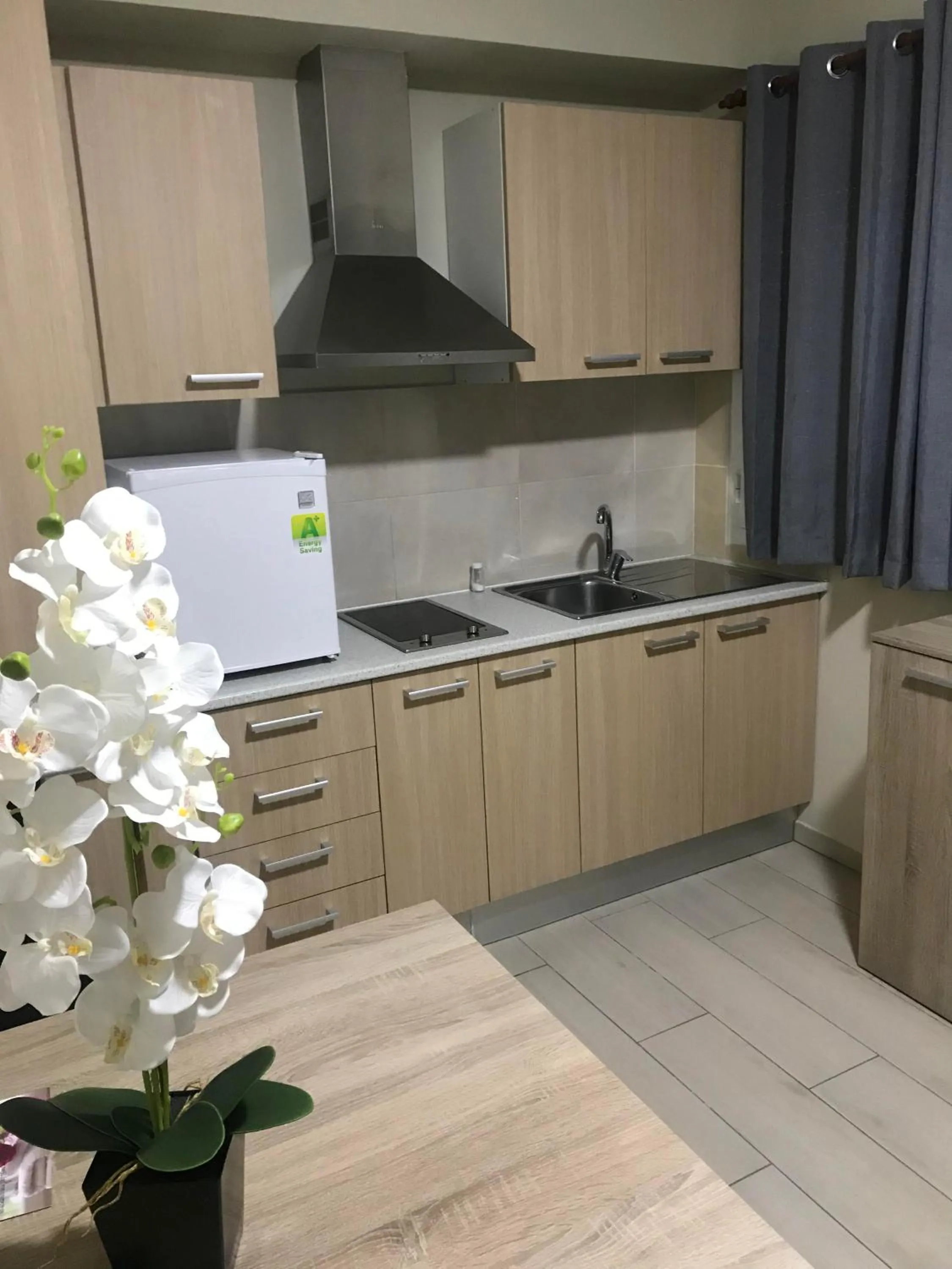 Kitchen or kitchenette in Apartamentos Giuliano