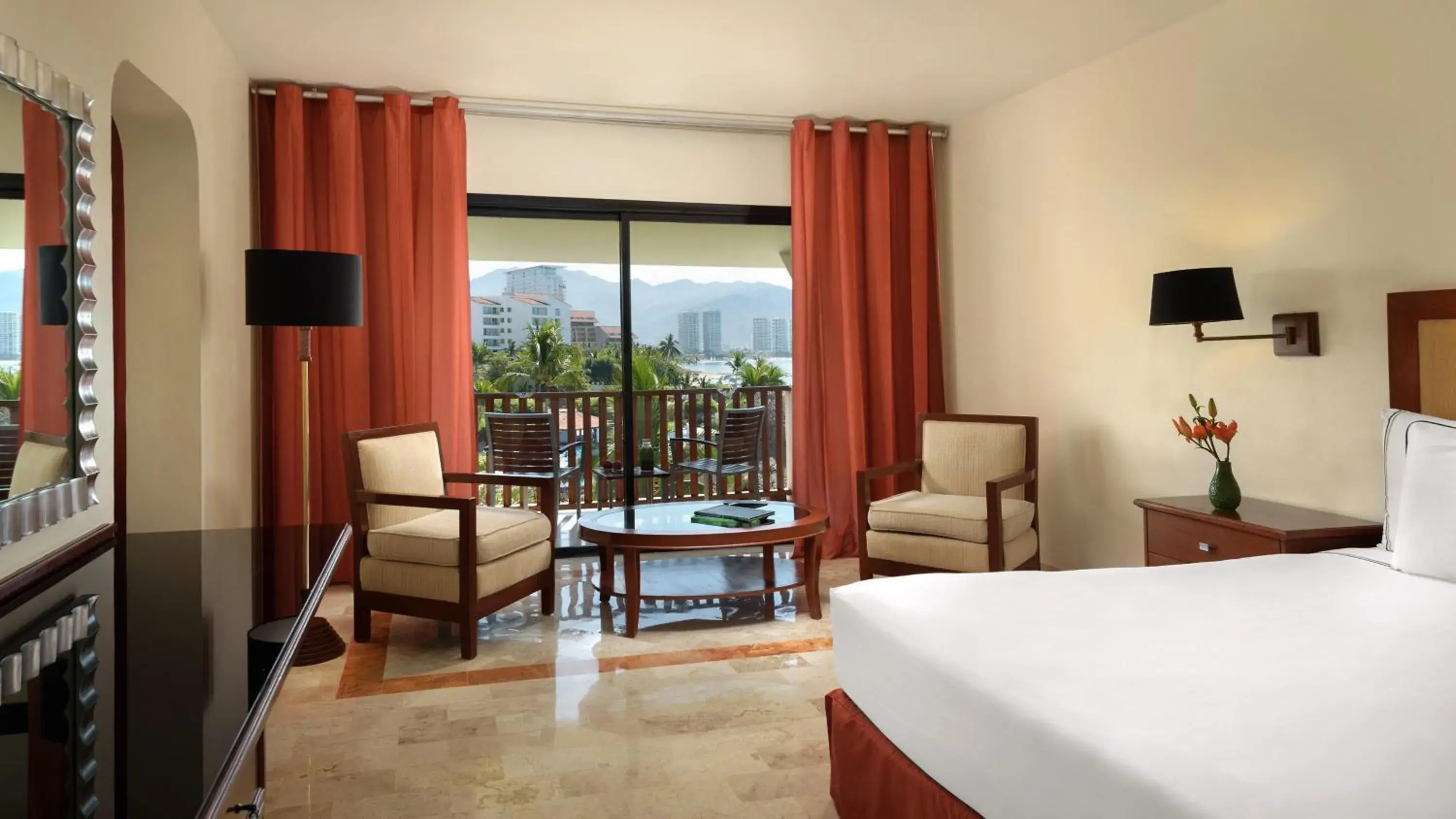 Bedroom, Bed in Meliá Puerto Vallarta – All Inclusive Bedroom, Bed in Meliá Puerto Vallarta – All Inclusive