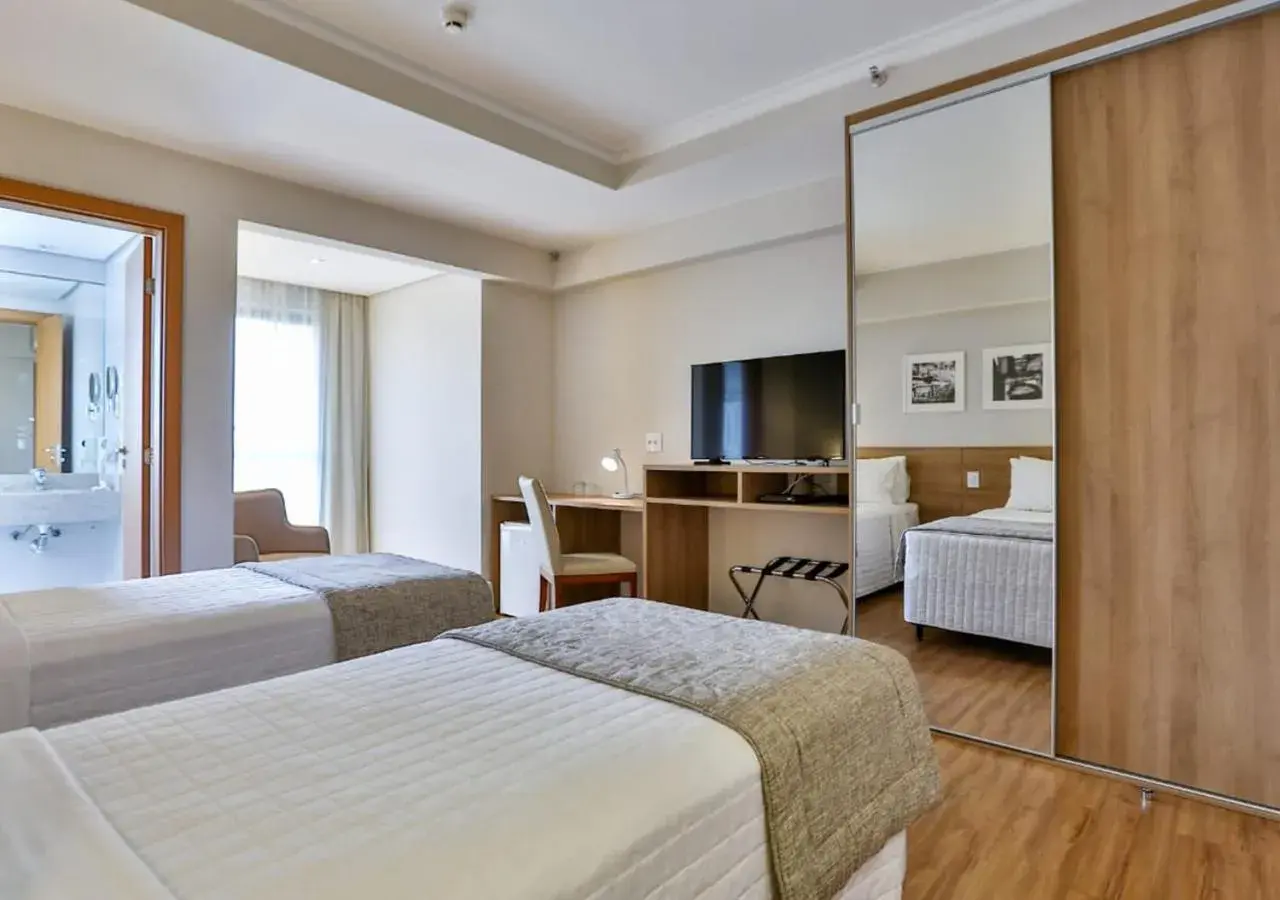 Bedroom, Bed in Matiz Vilaboim Ribeirão Preto Bedroom, Bed in Matiz Vilaboim Ribeirão Preto