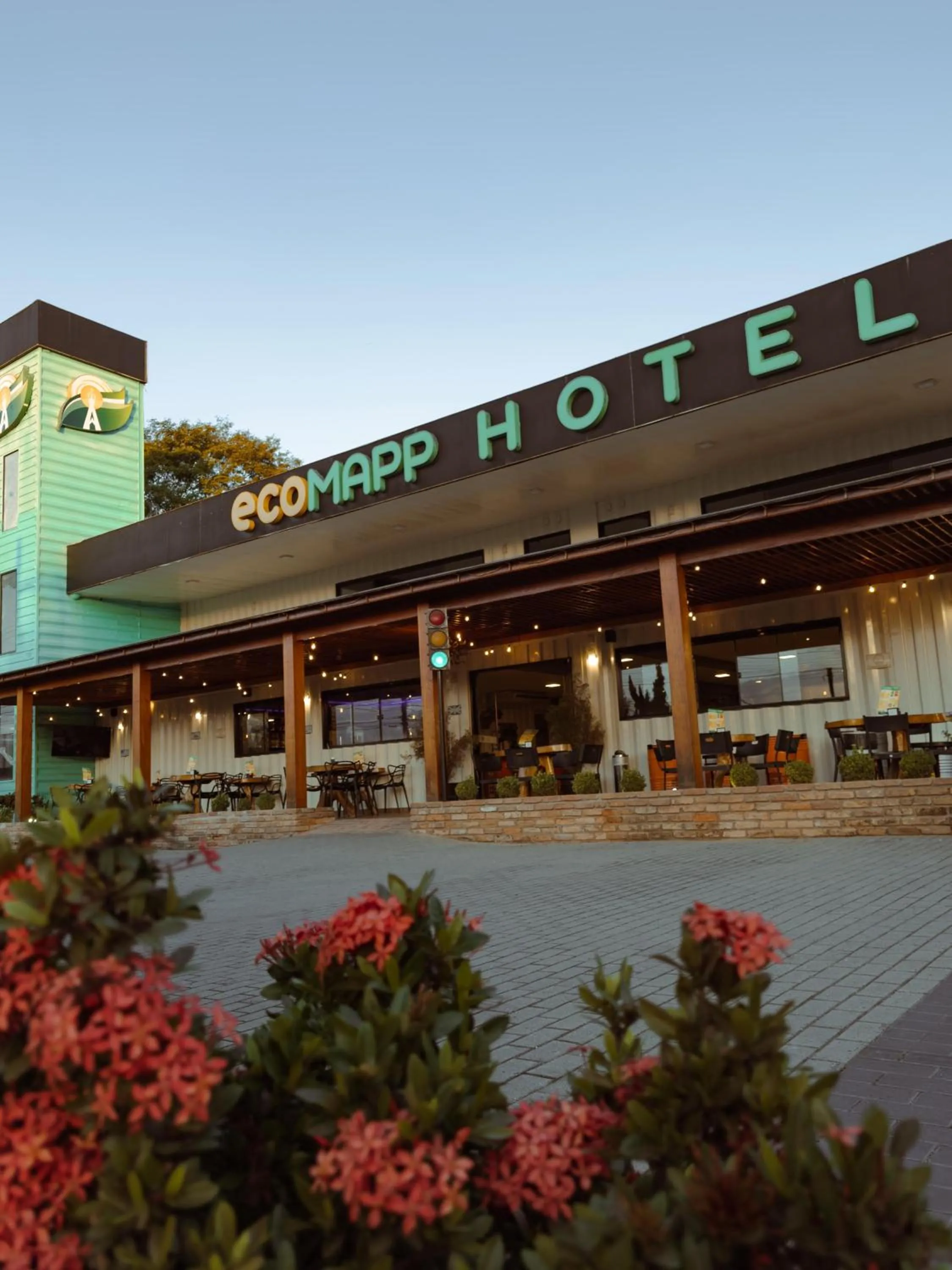 Facade/entrance in EcoMAPP Hotel