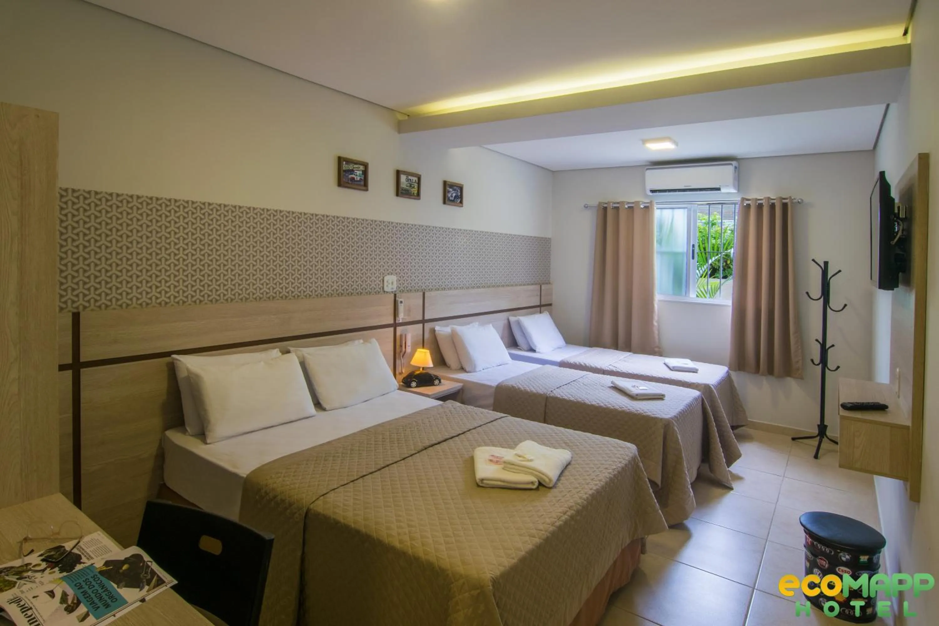 Bedroom, Bed in EcoMAPP Hotel