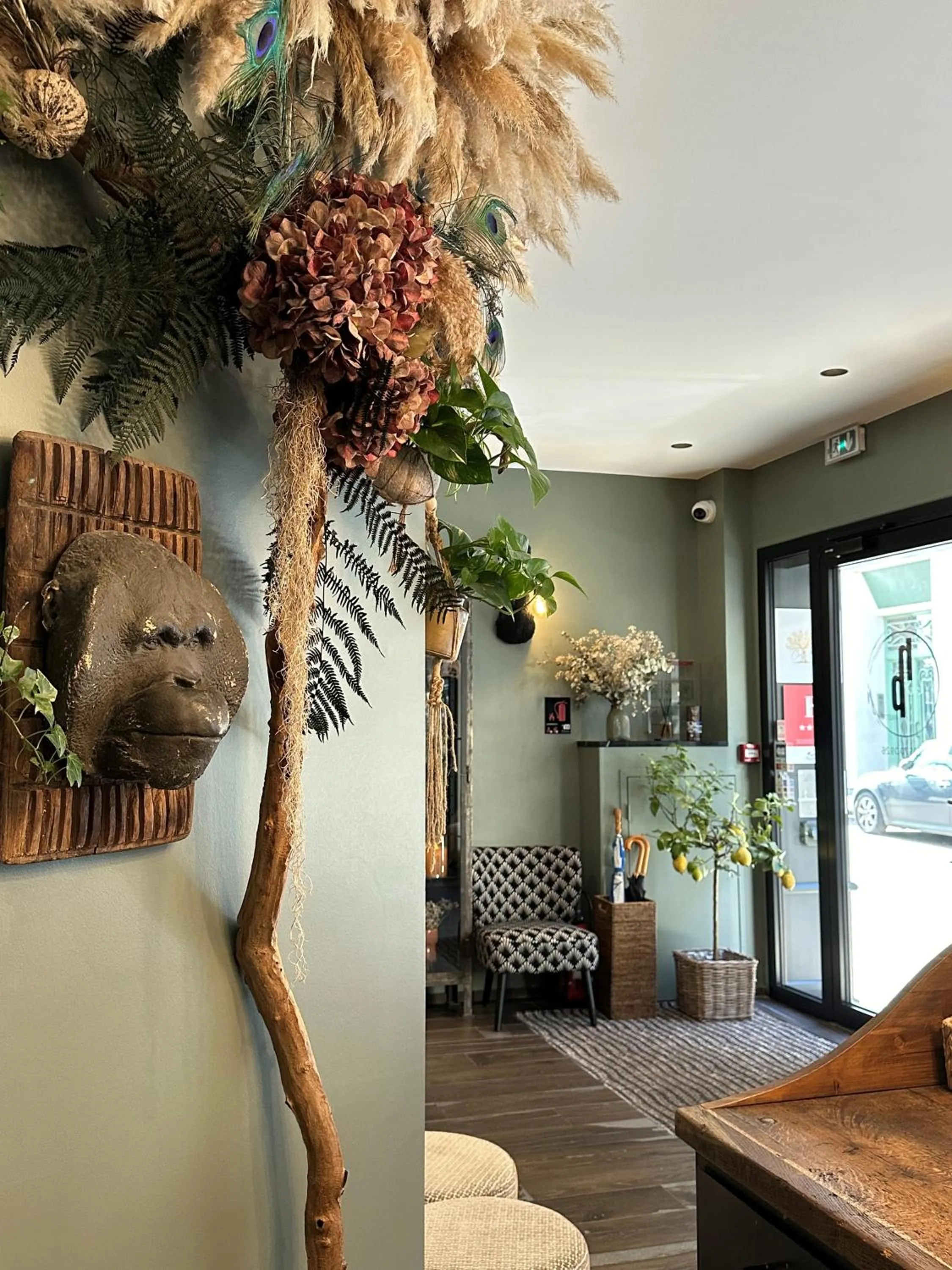 Lobby or reception in Hôtel Paulette Rouen Centre Cathédrale