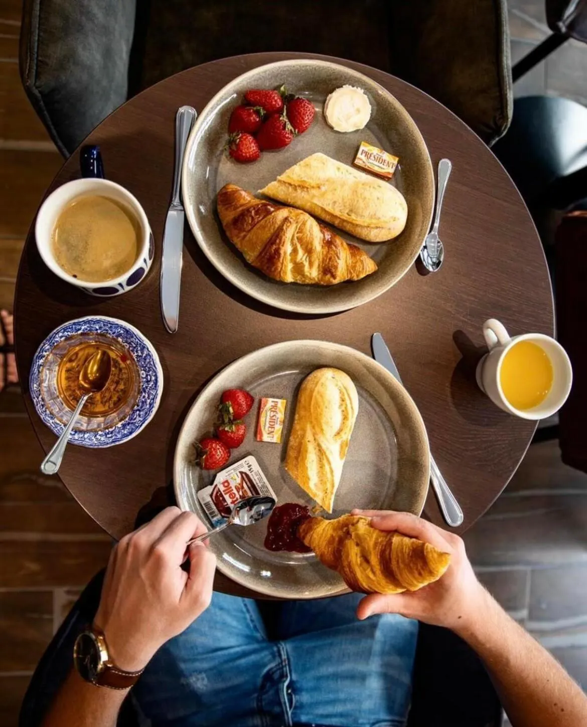 Breakfast in Hôtel Paulette Rouen Centre Cathédrale