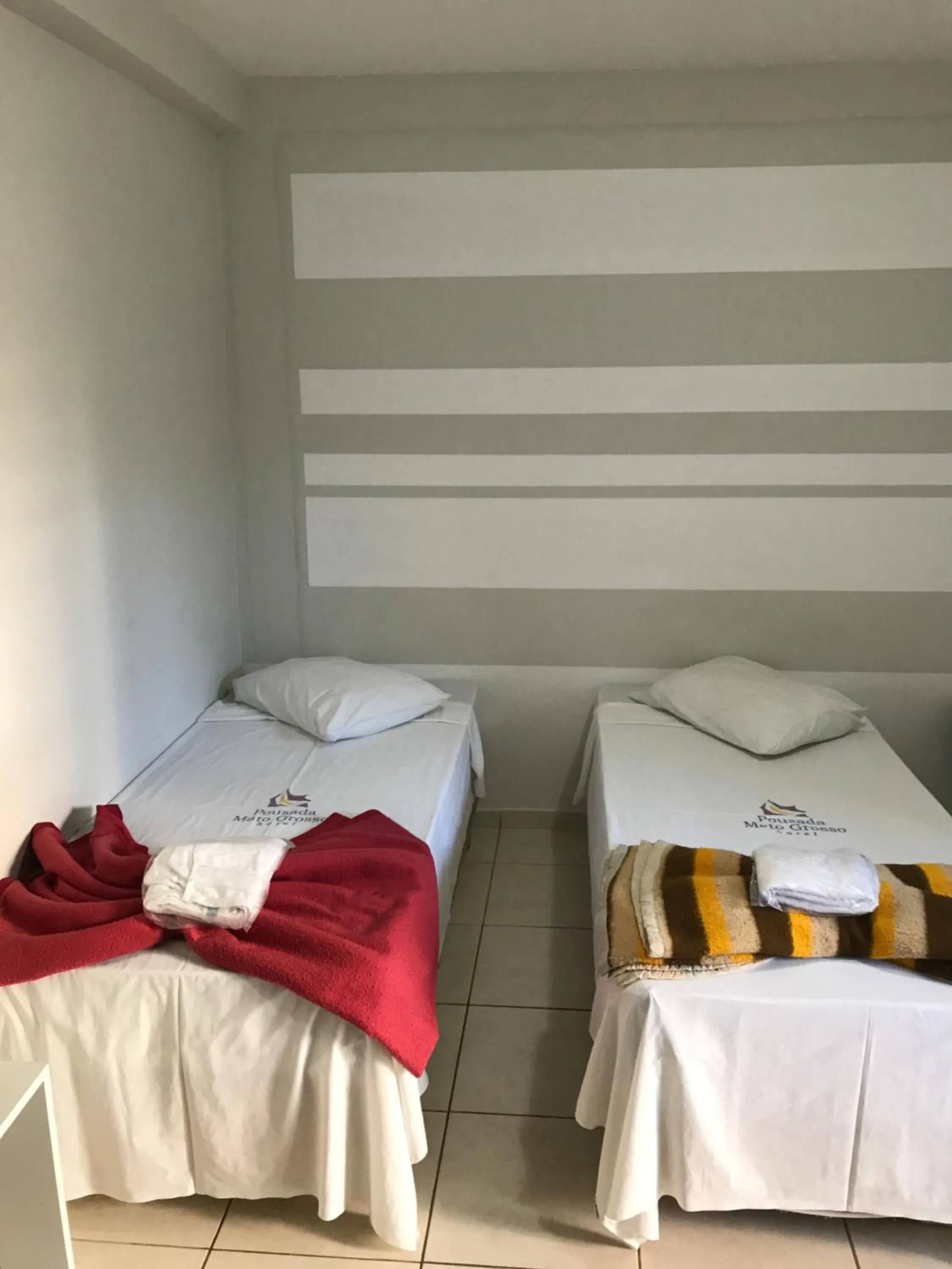 Bed in Hotel Pousada Mato Grosso