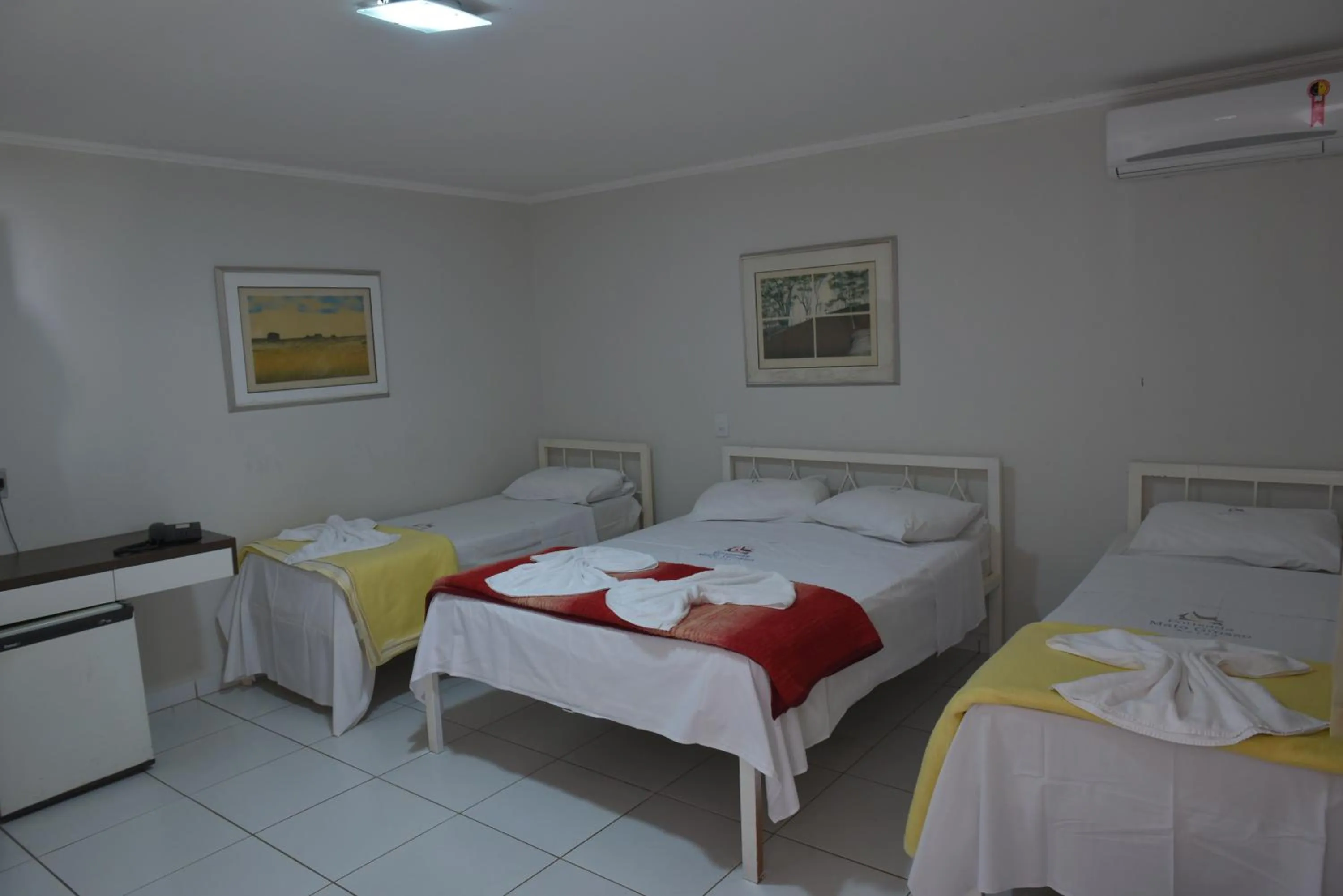 Bed in Hotel Pousada Mato Grosso