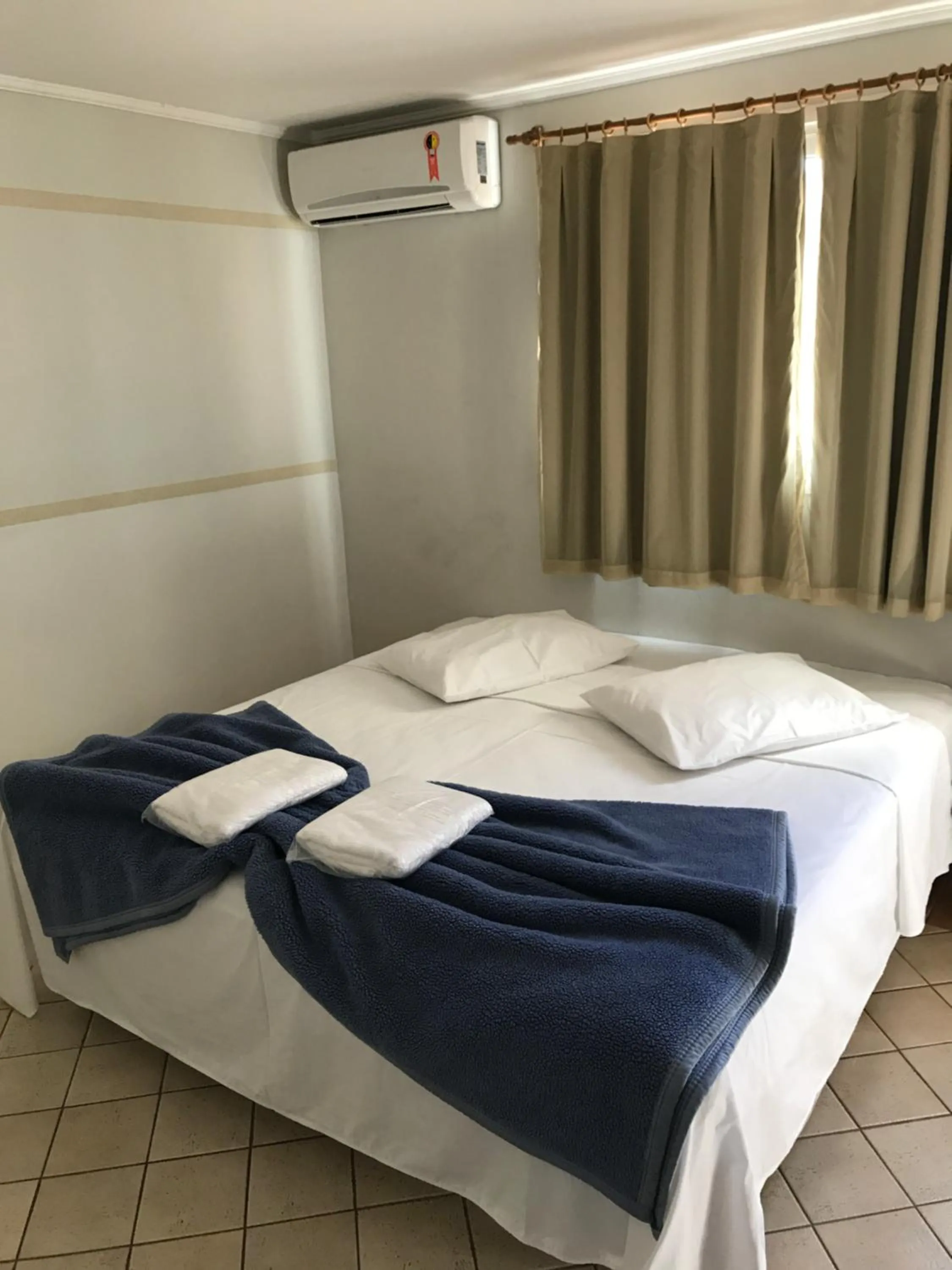 Bed in Hotel Pousada Mato Grosso