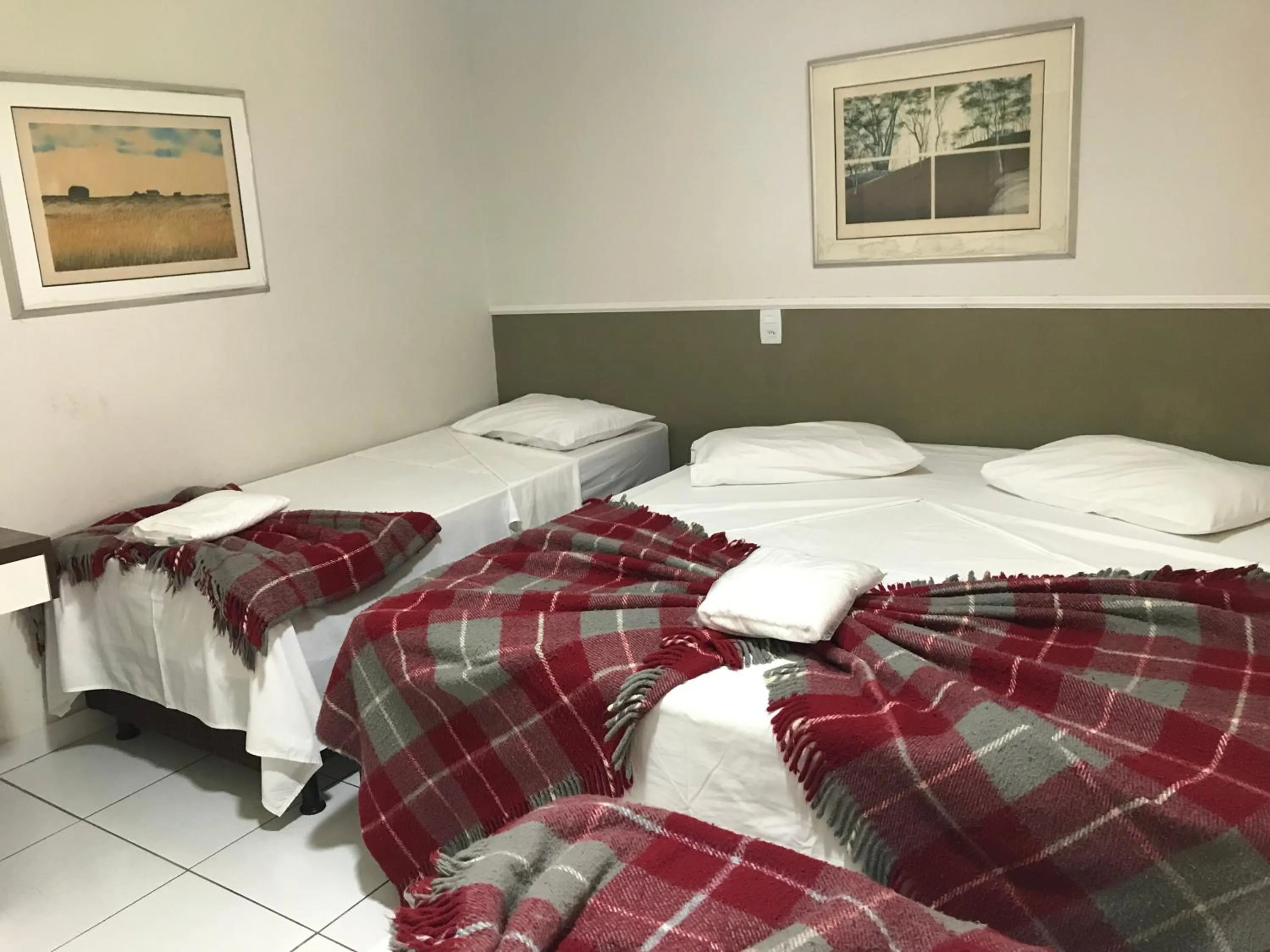 Bed in Hotel Pousada Mato Grosso
