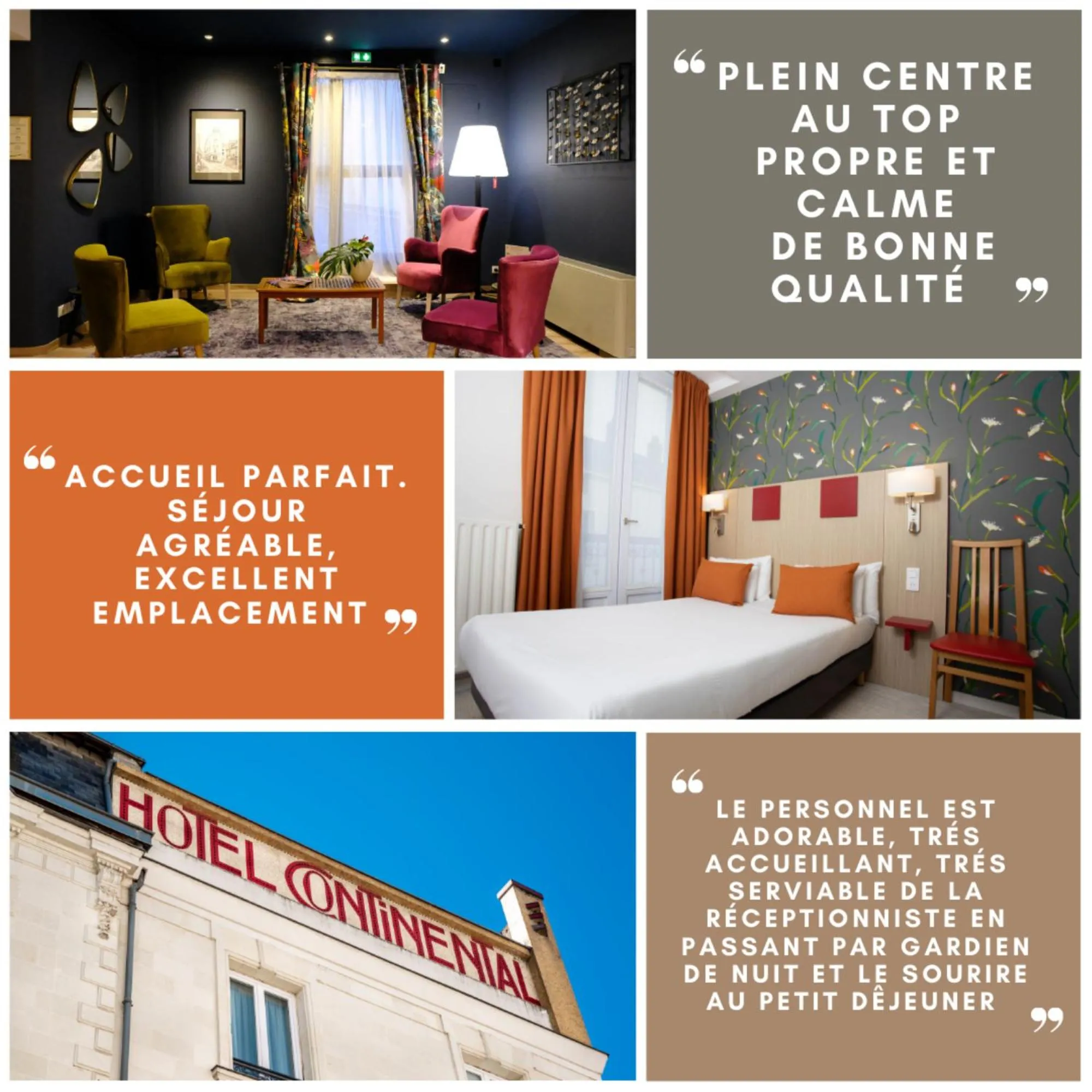 Property building, Bed in Hotel Continental