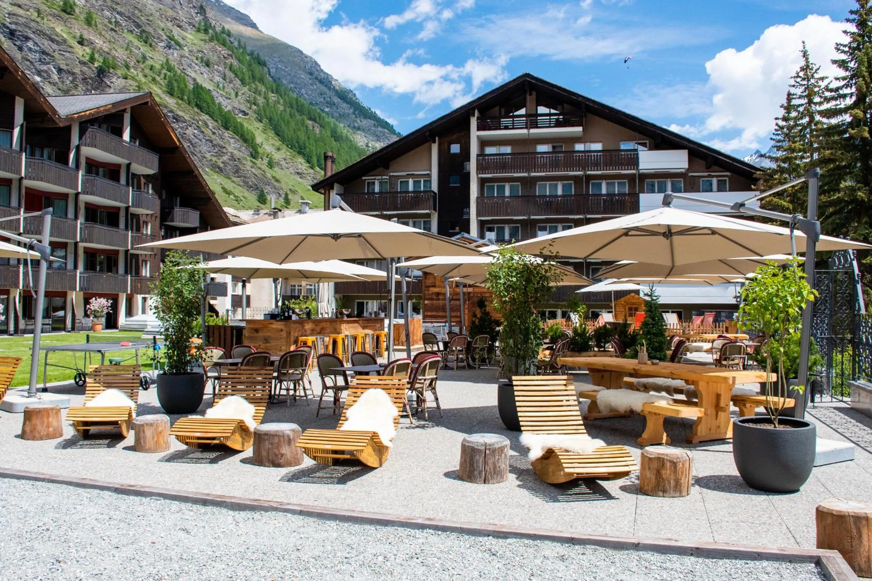 Property building in Schweizerhof Zermatt - a Small Luxury Hotel