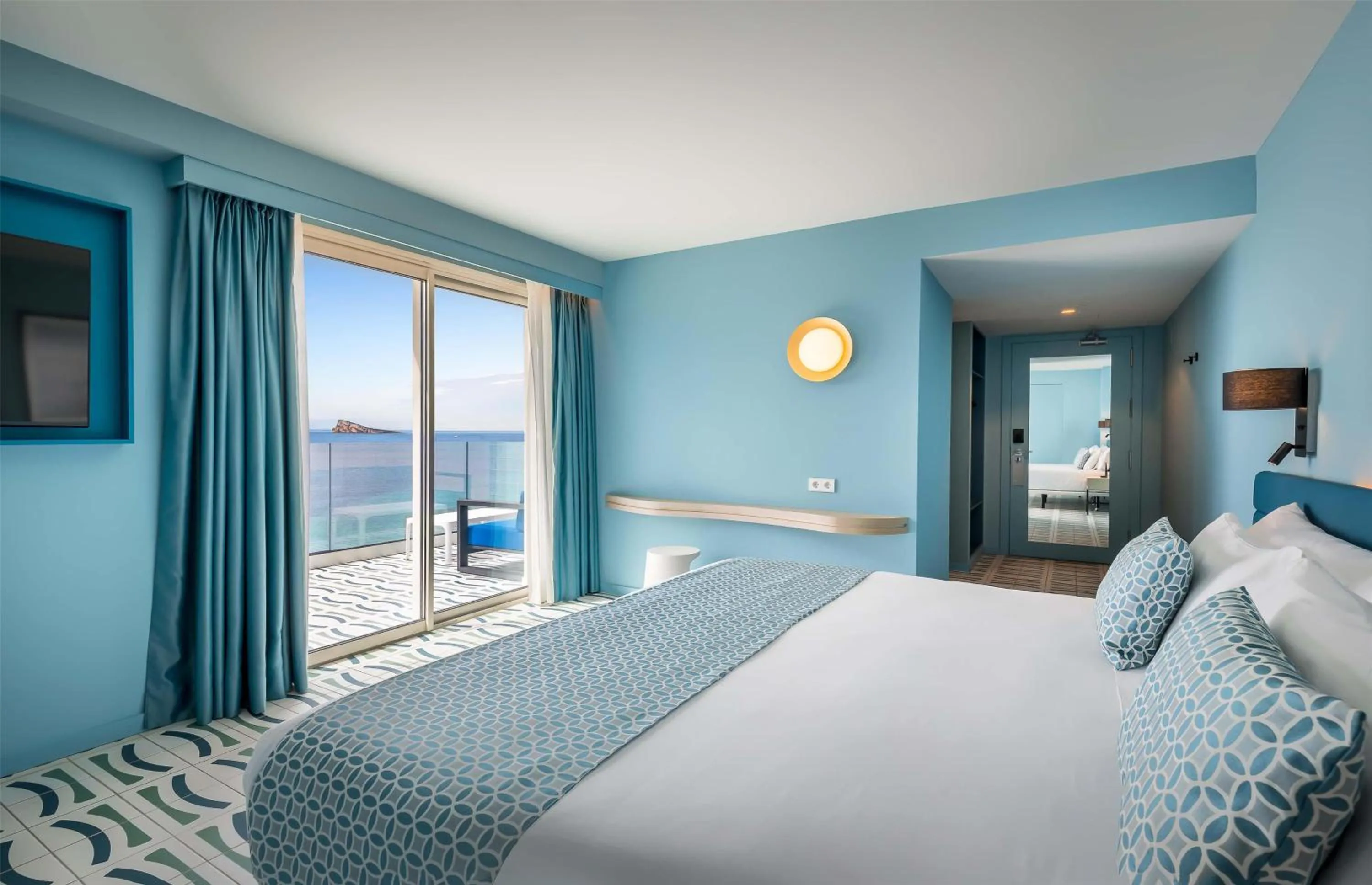 Bedroom, Bed in Barceló Benidorm Beach - Adults Recommended