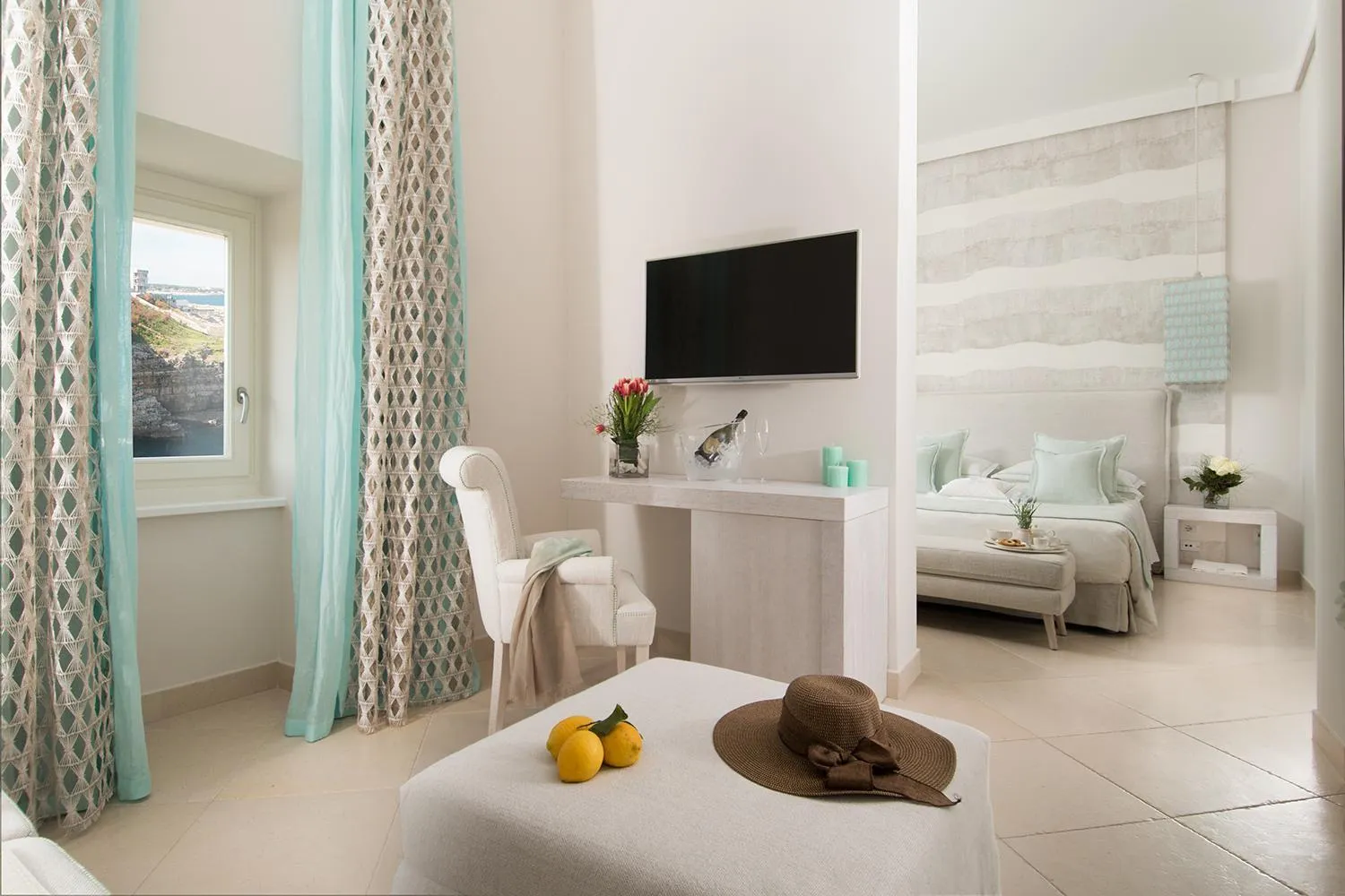 Bed in San Michele Suite