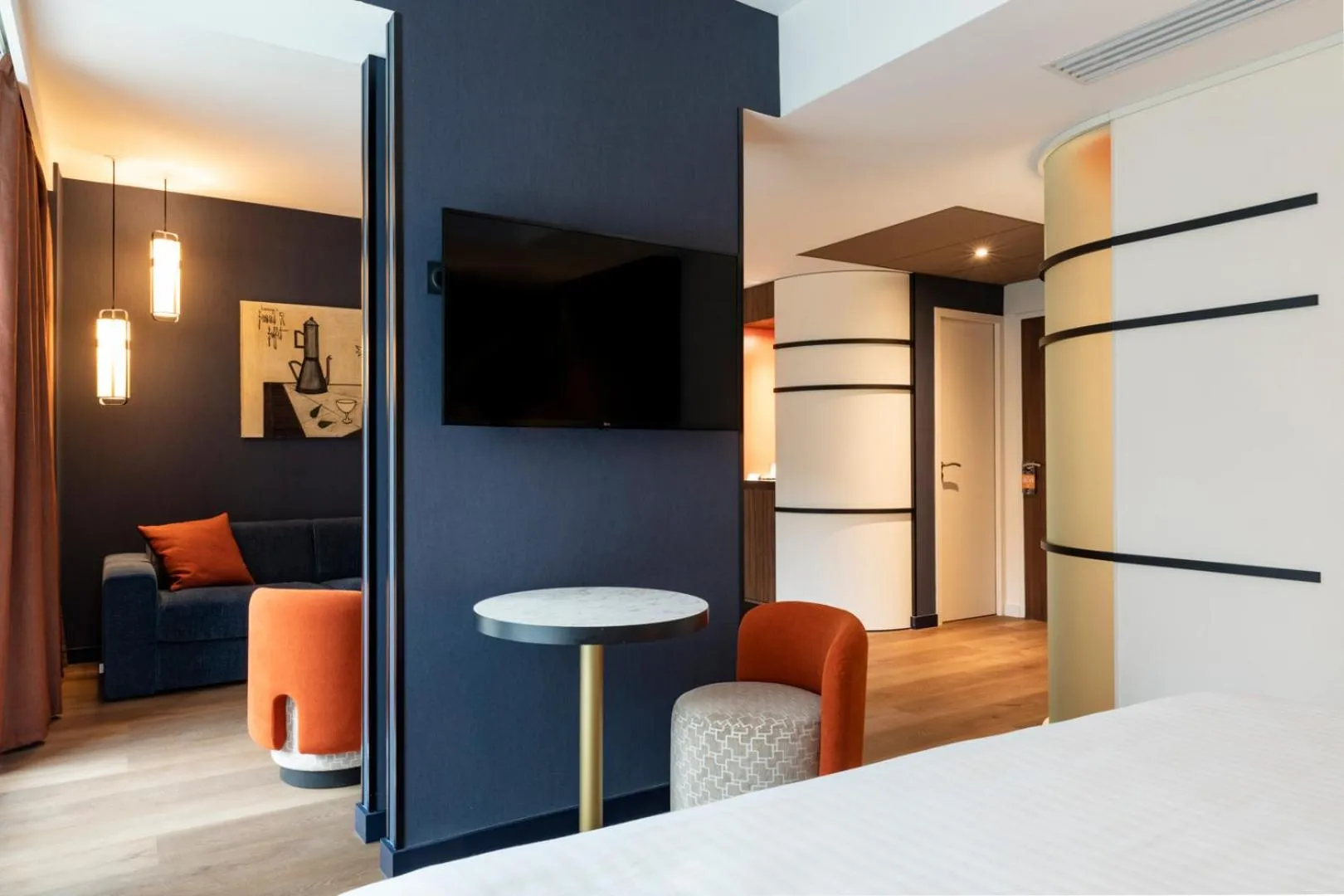 Bed in Hôtel & Spa Oceania Le Conti