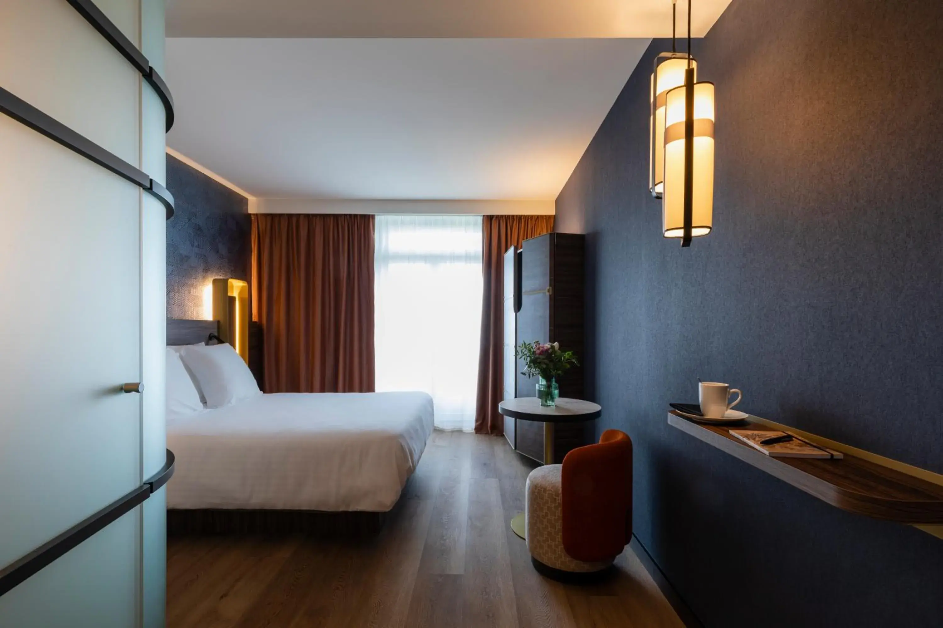 Bedroom, Bed in Hôtel & Spa Oceania Le Conti Bedroom, Bed in Hôtel & Spa Oceania Le Conti