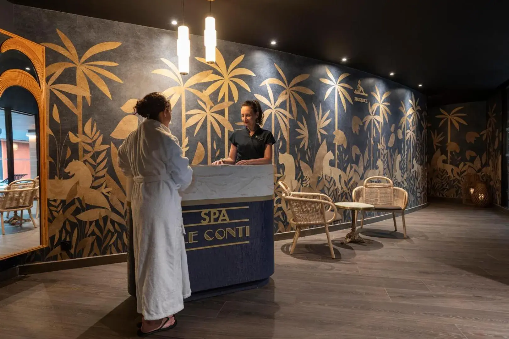 Spa and wellness centre/facilities in Hôtel & Spa Oceania Le Conti Spa and wellness centre/facilities in Hôtel & Spa Oceania Le Conti