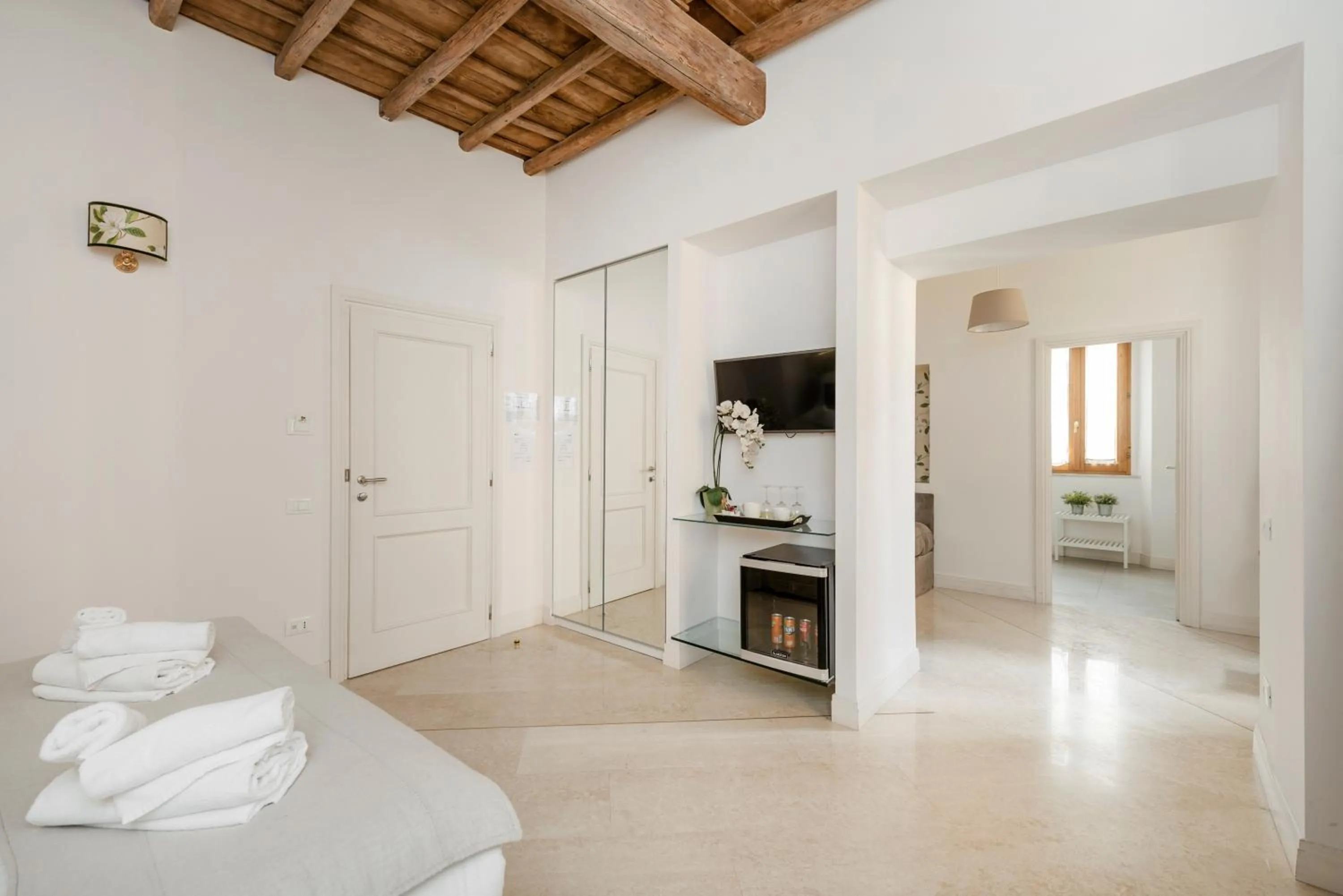 Bed in i Fiori de' Mario Suites