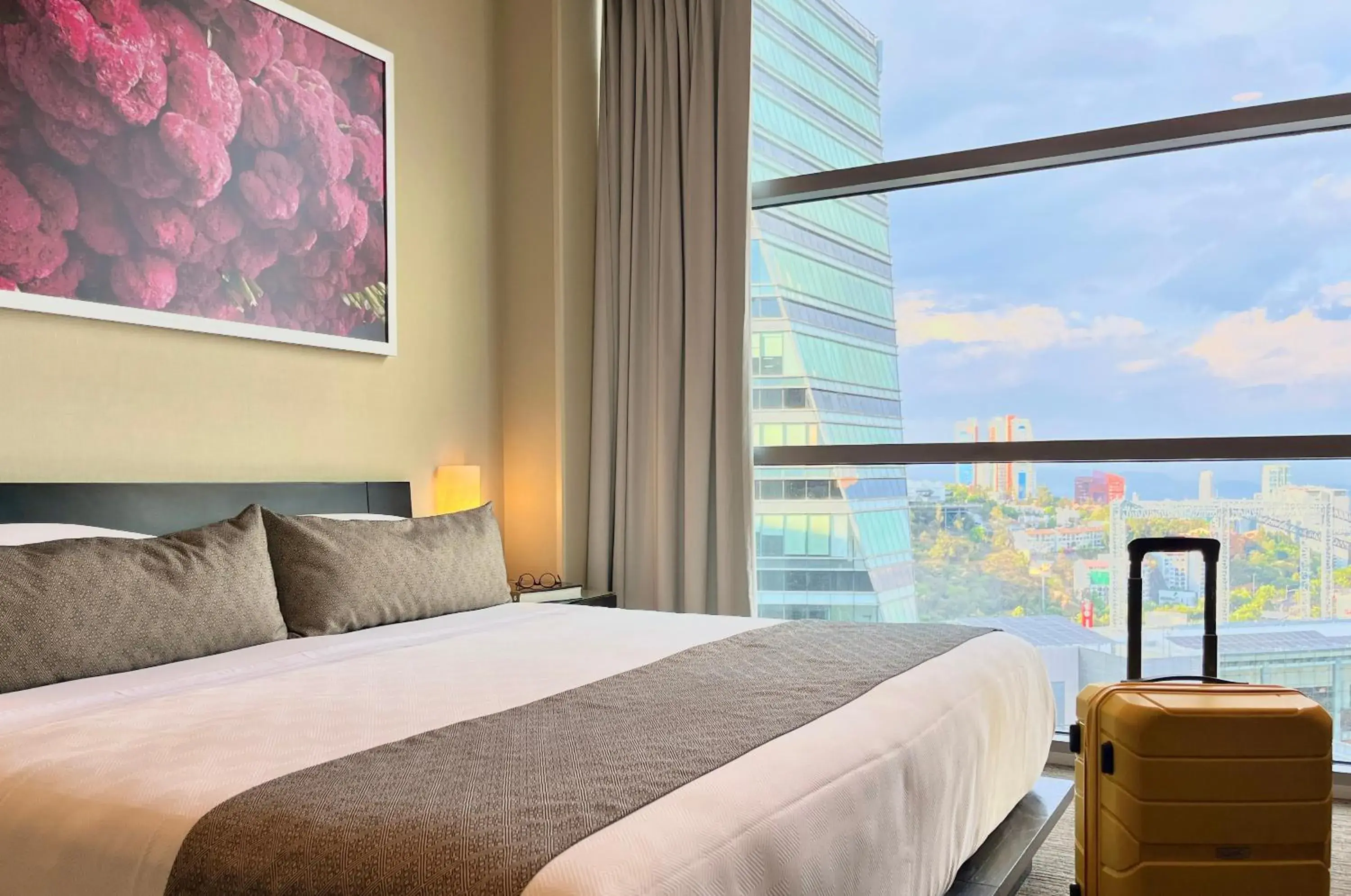 Bed in Stadia Suites Mexico City Santa Fe Bed in Stadia Suites Mexico City Santa Fe