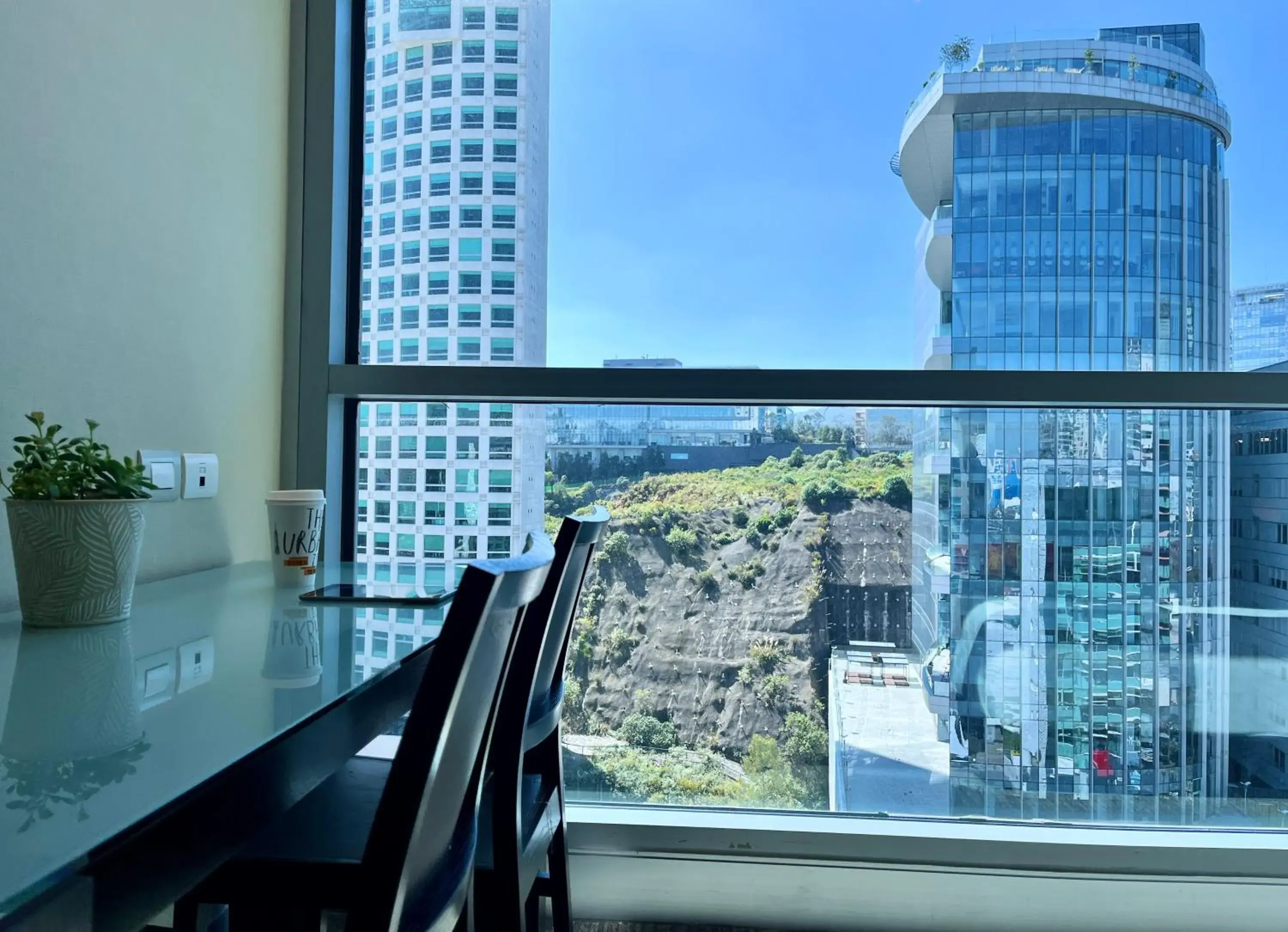 City view in Stadia Suites Mexico City Santa Fe City view in Stadia Suites Mexico City Santa Fe