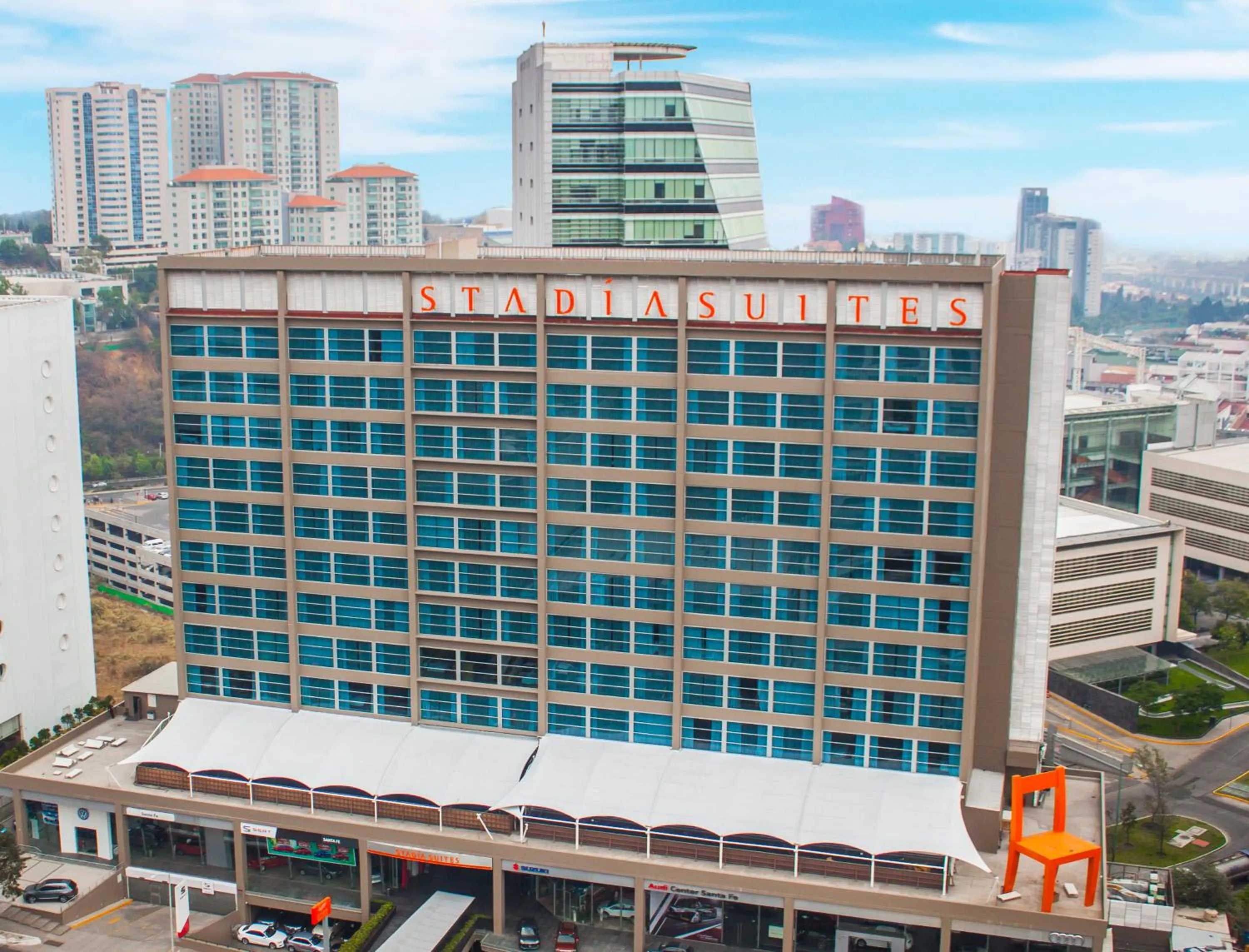 Property building in Stadia Suites Mexico City Santa Fe