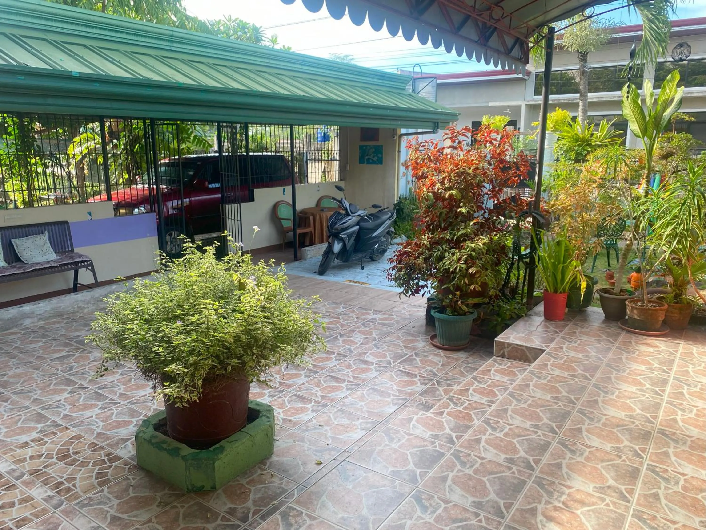 Inner courtyard view in Villa 301 B&B