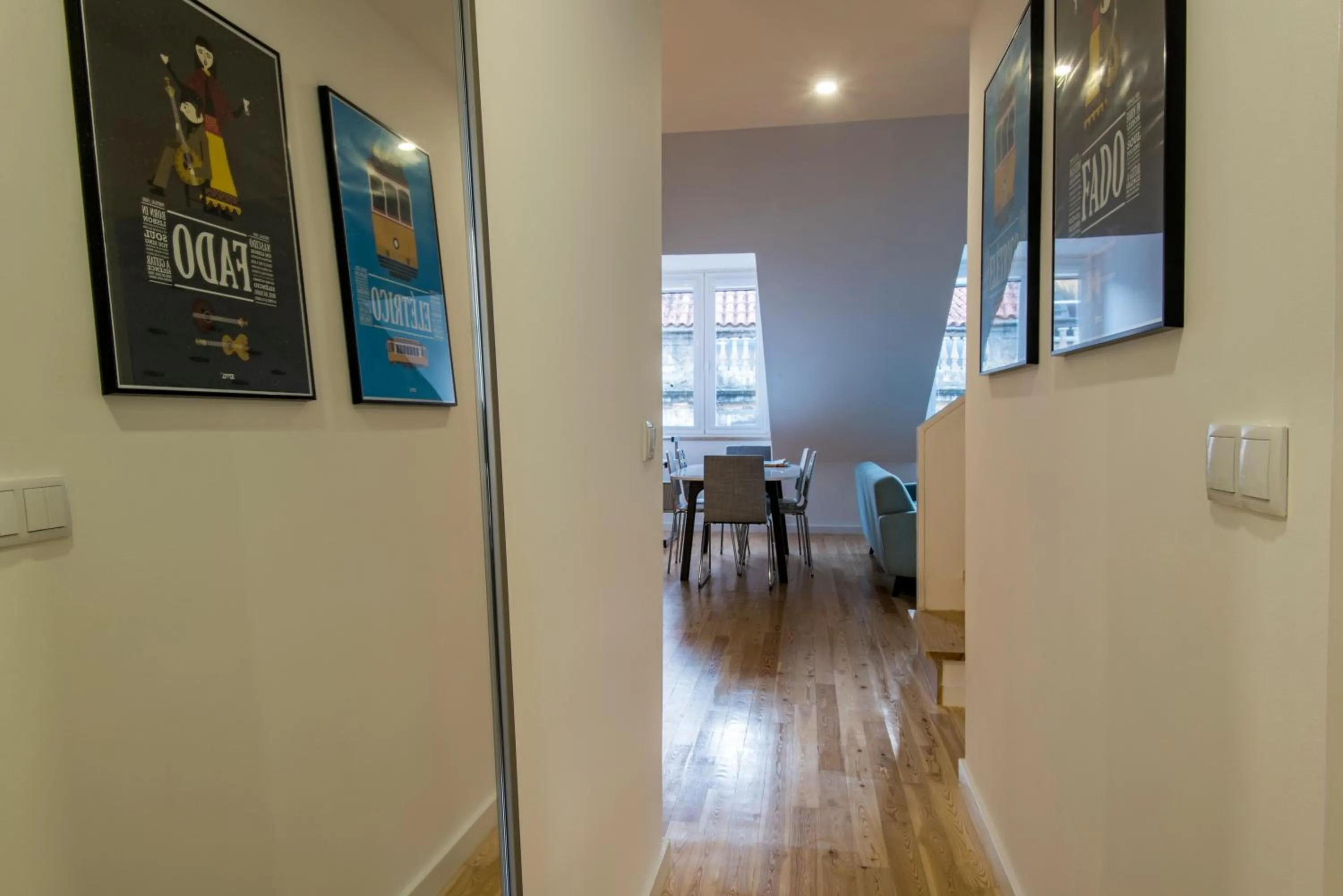 Living room in Downtown Boutique Duplex