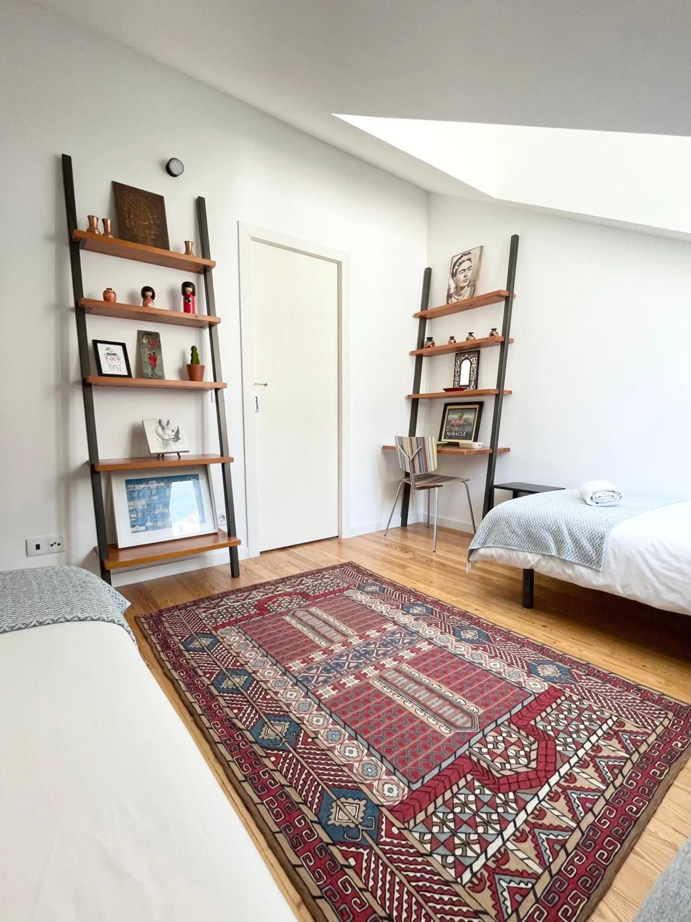 Bedroom, Bed in Downtown Boutique Duplex