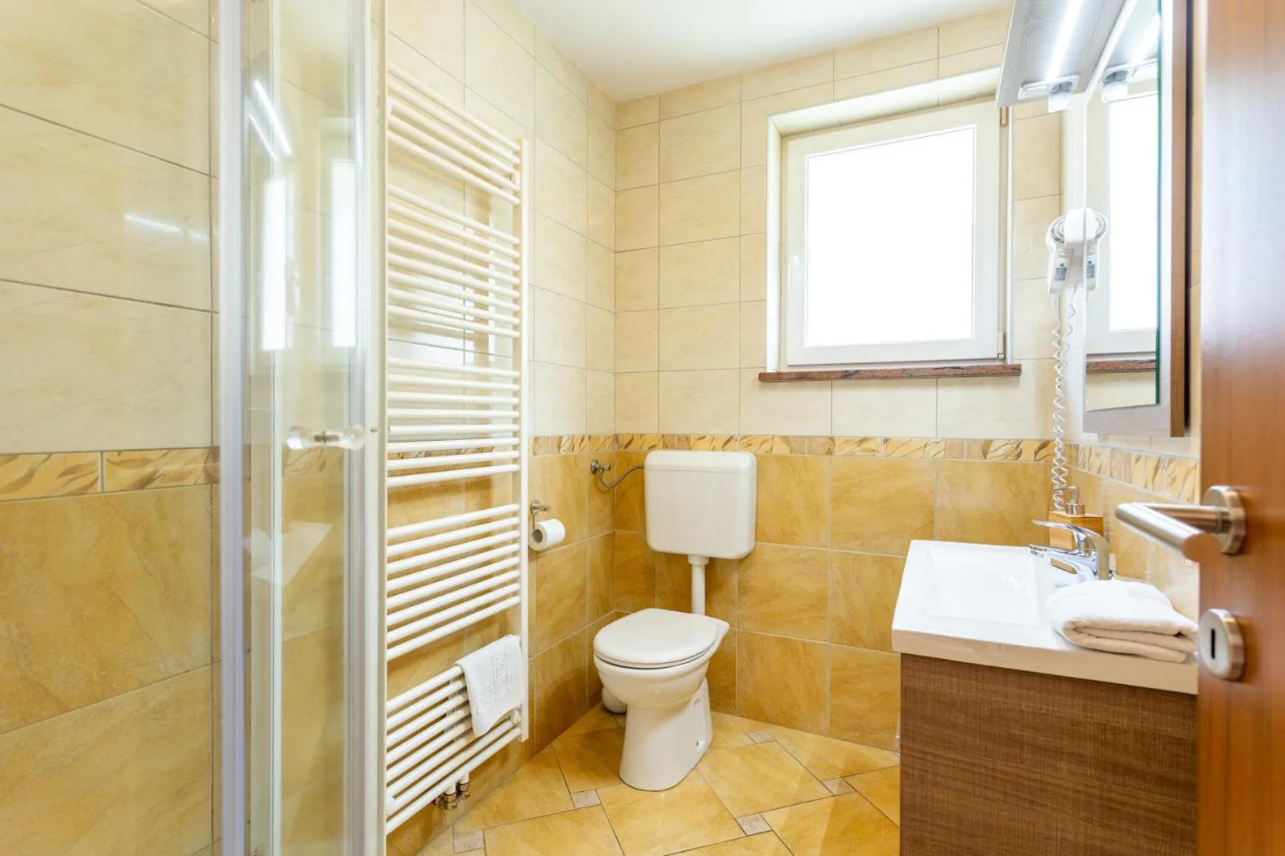 Shower in Guest House Hober