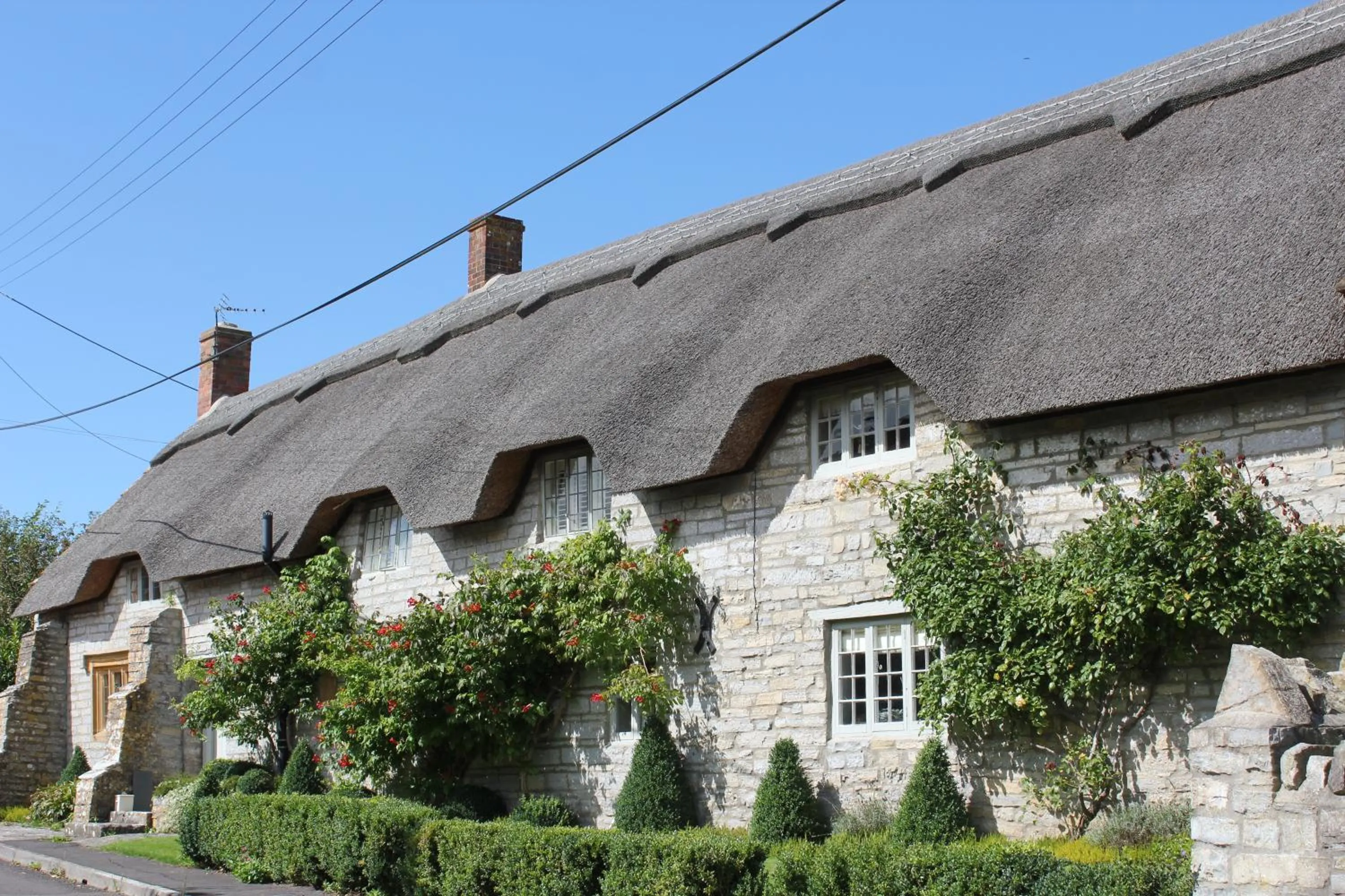 Facade/entrance in West Knole House Somerset