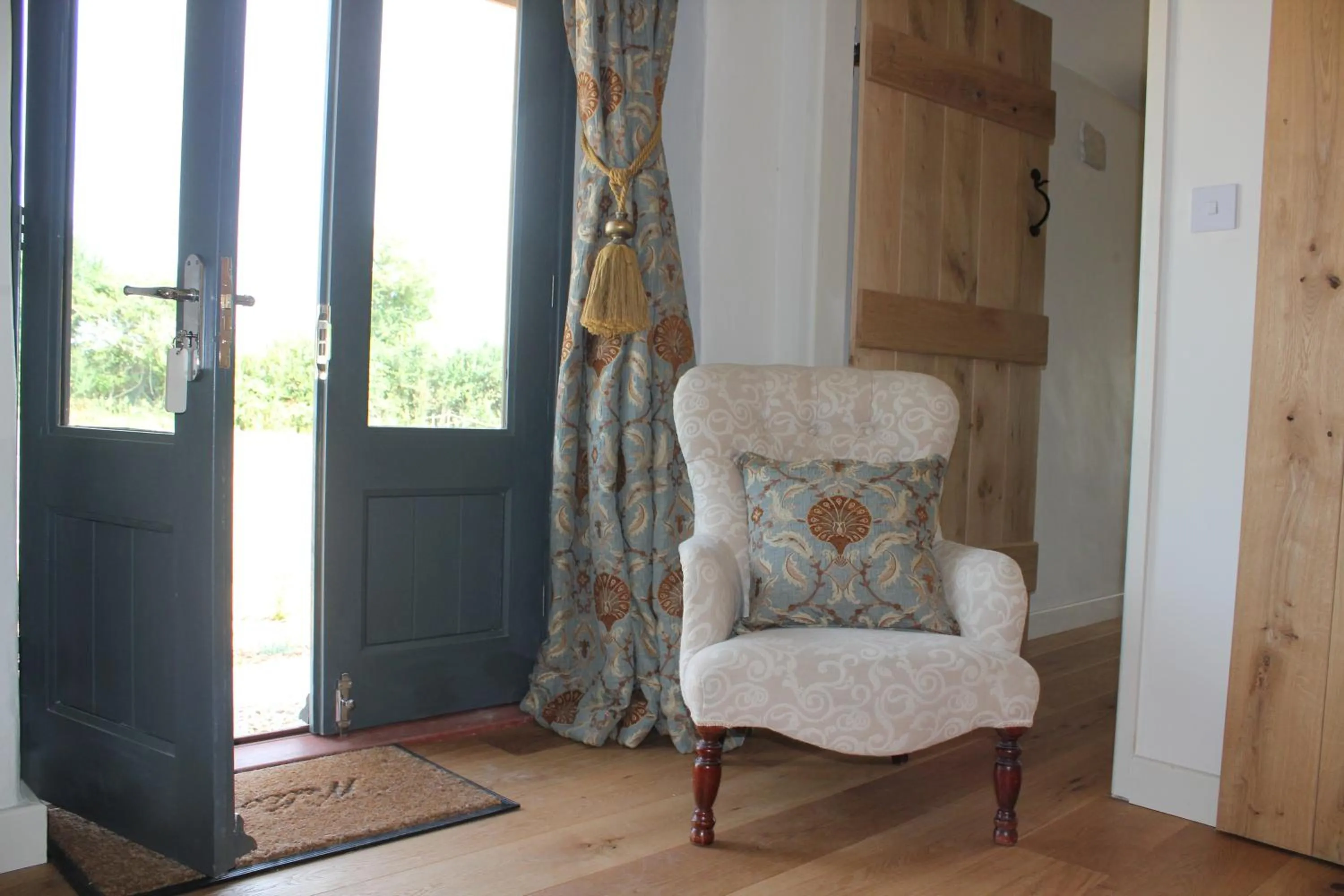 Decorative detail in West Knole House Somerset