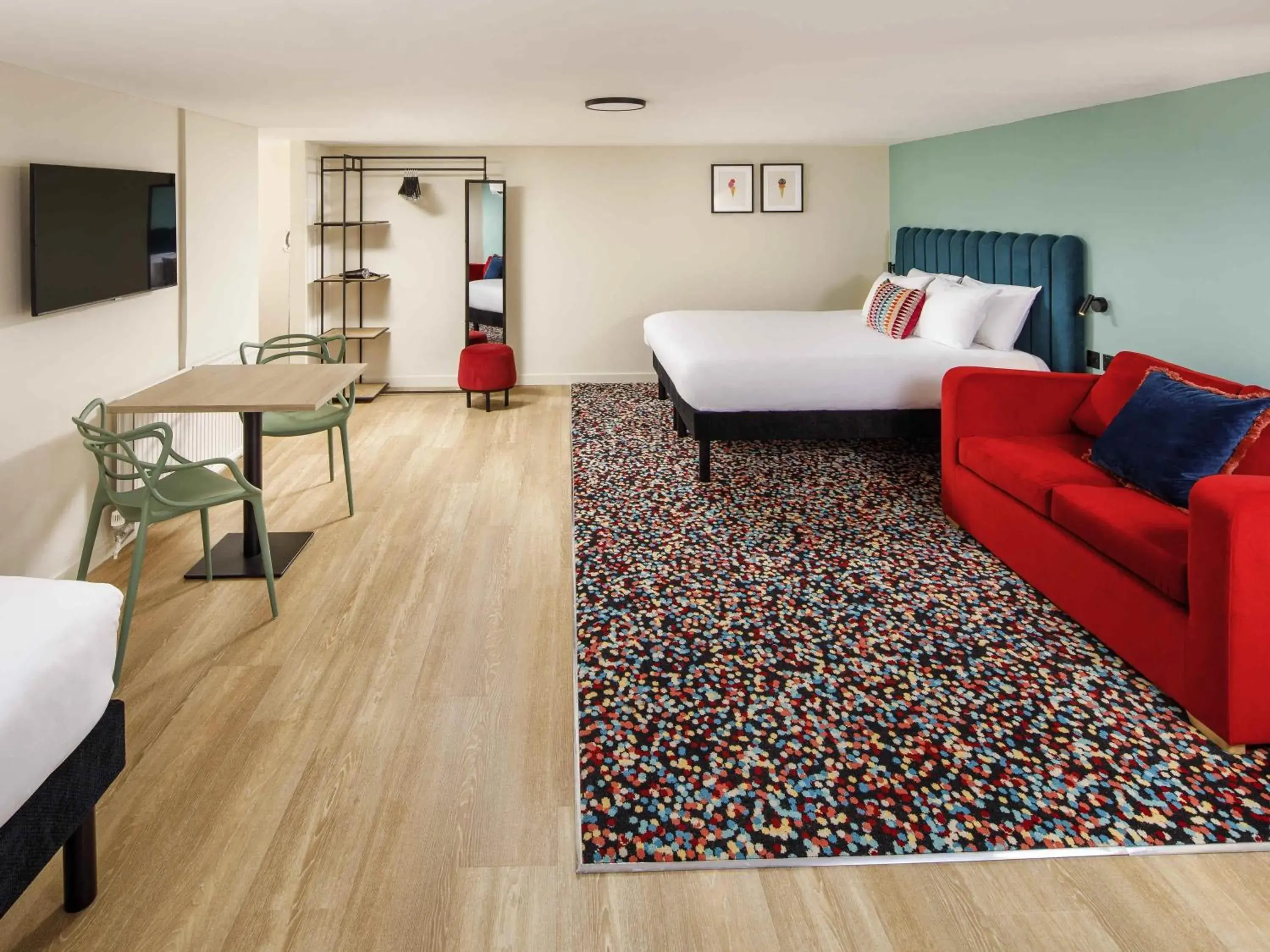 Bedroom, Bed in ibis Styles Bournemouth Bedroom, Bed in ibis Styles Bournemouth