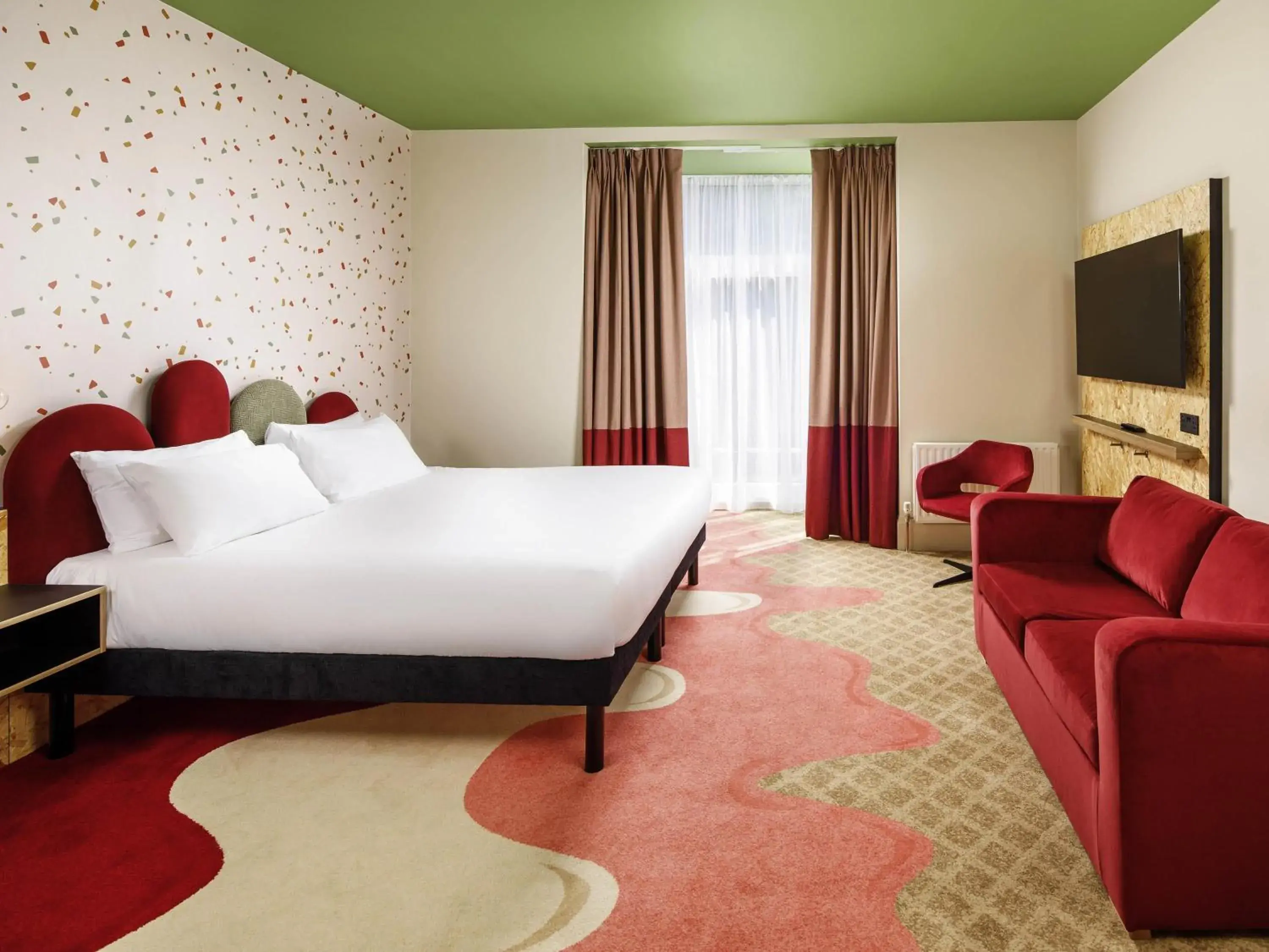 Bedroom, Bed in ibis Styles Bournemouth Bedroom, Bed in ibis Styles Bournemouth