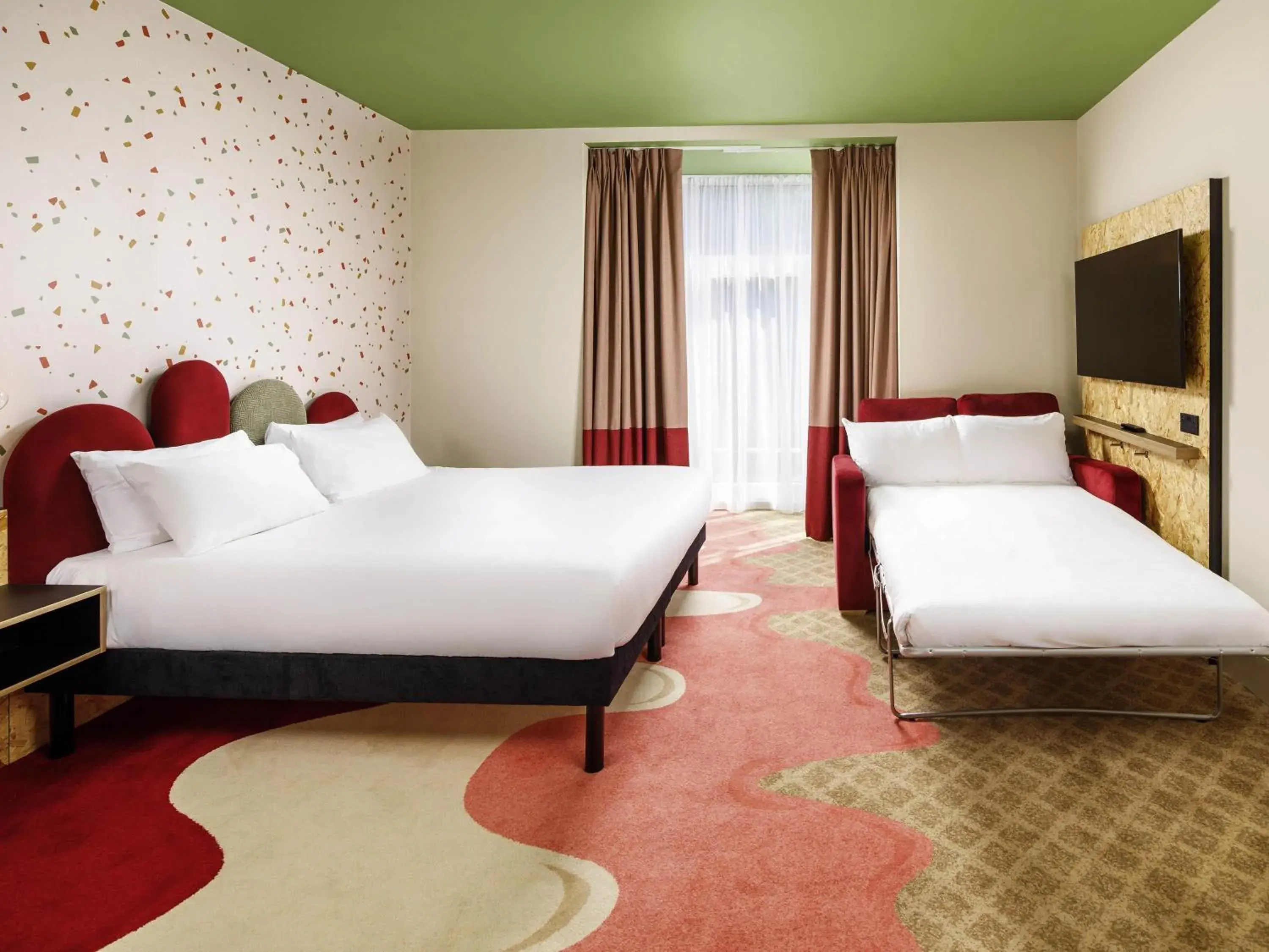 Bedroom, Bed in ibis Styles Bournemouth Bedroom, Bed in ibis Styles Bournemouth