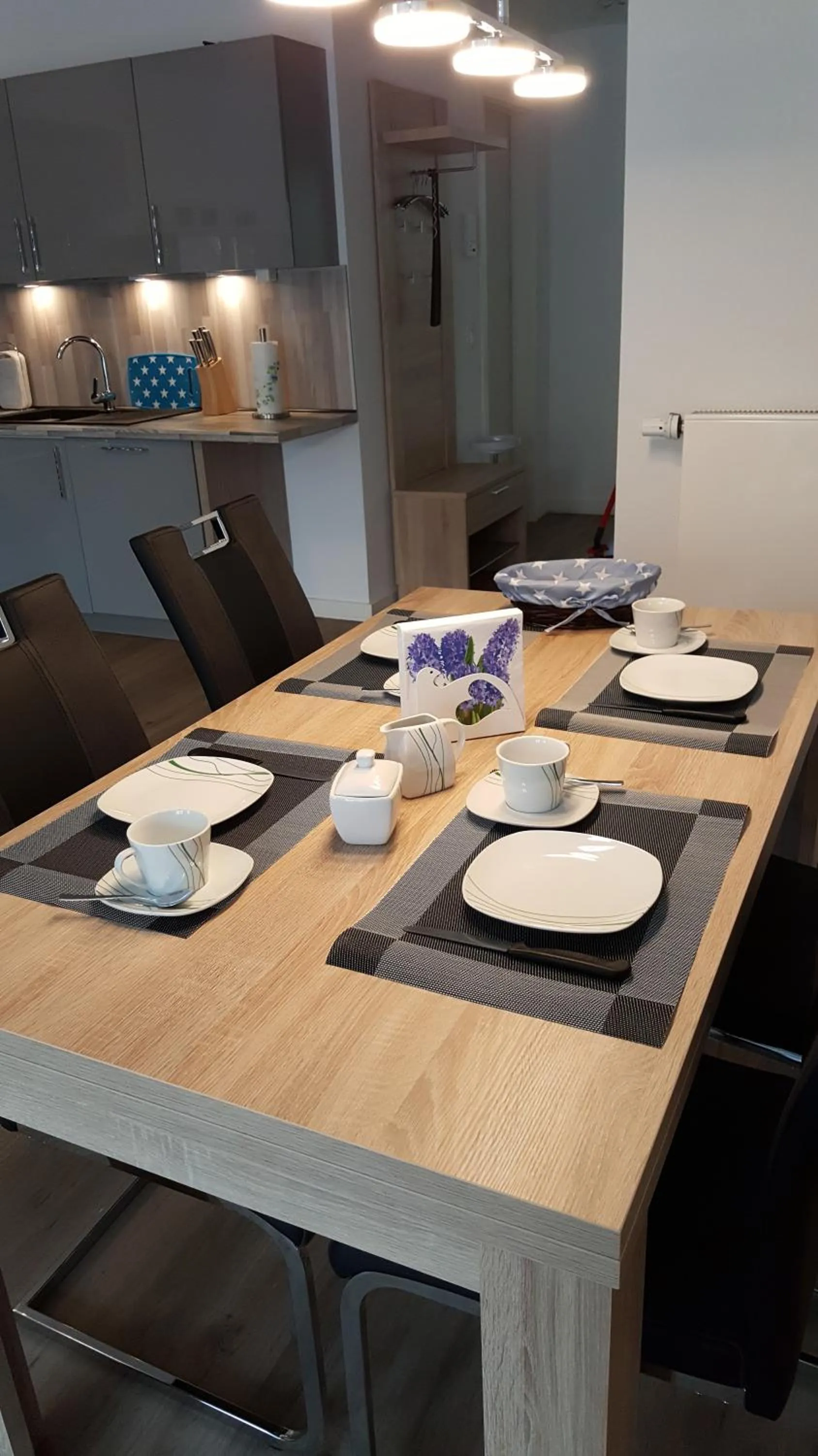 Dining area in Ferienwohnung Dünenperle