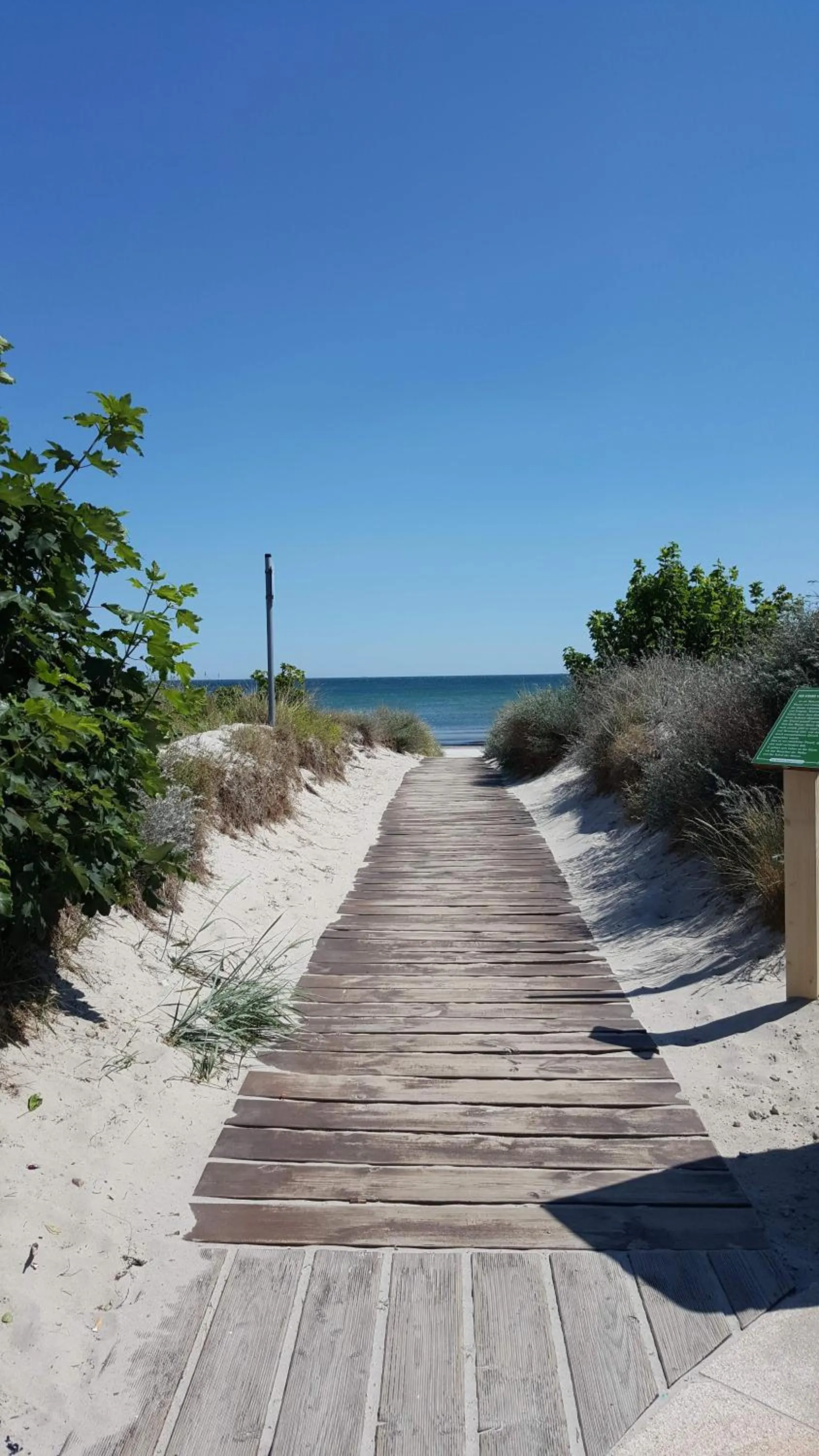 Beach in Ferienwohnung Dünenperle