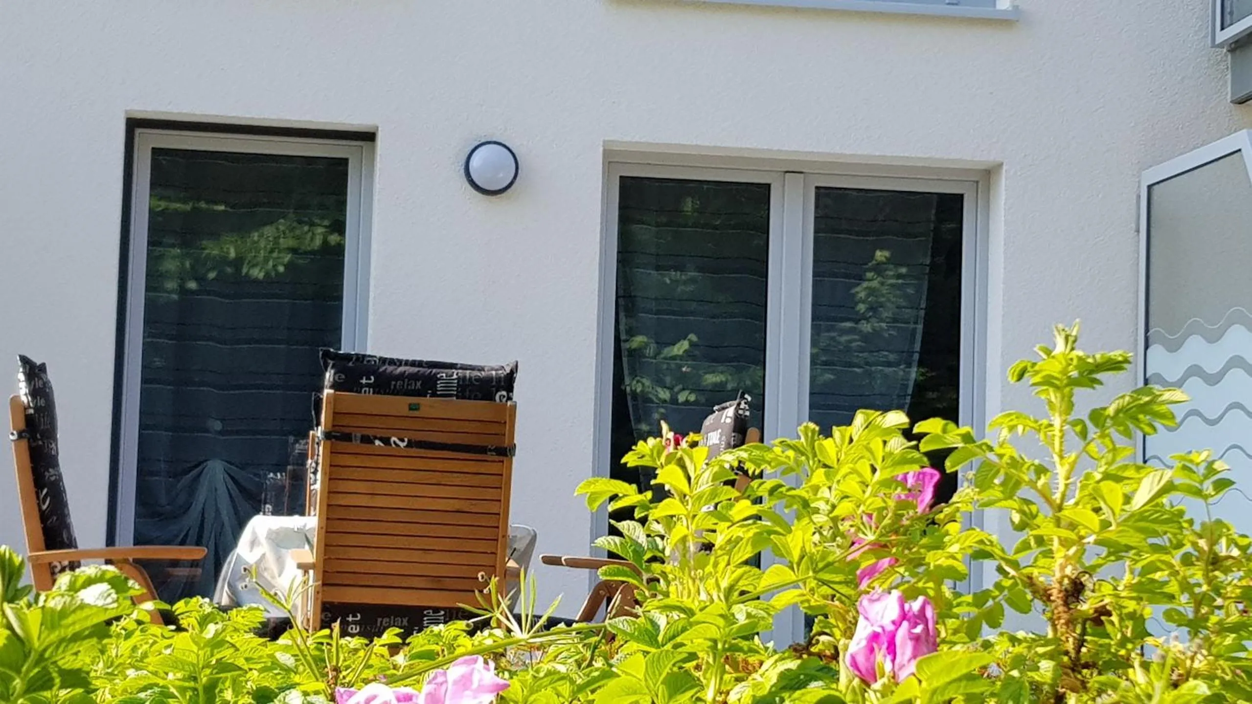Balcony/Terrace in Ferienwohnung Dünenperle
