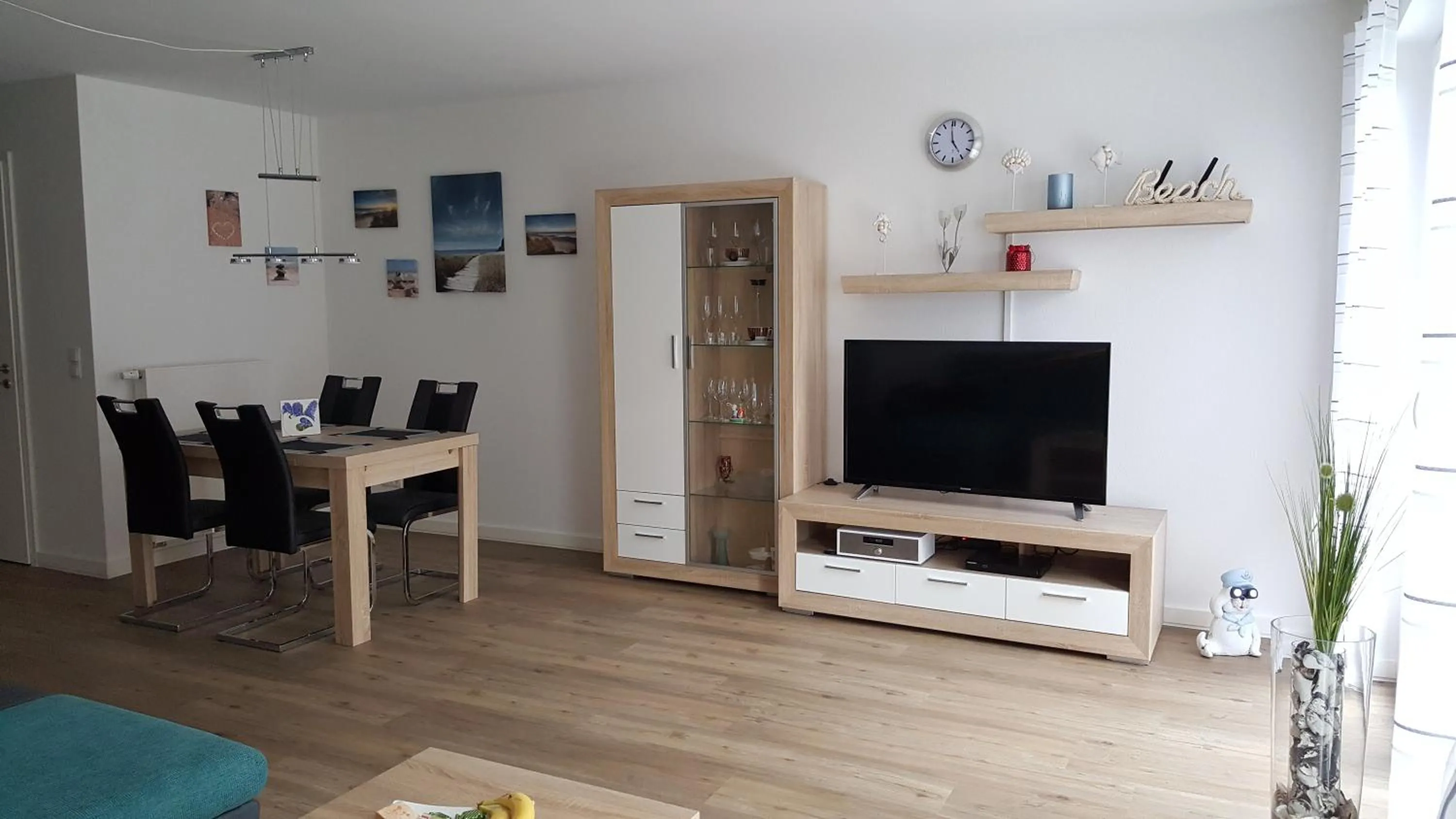 Living room in Ferienwohnung Dünenperle