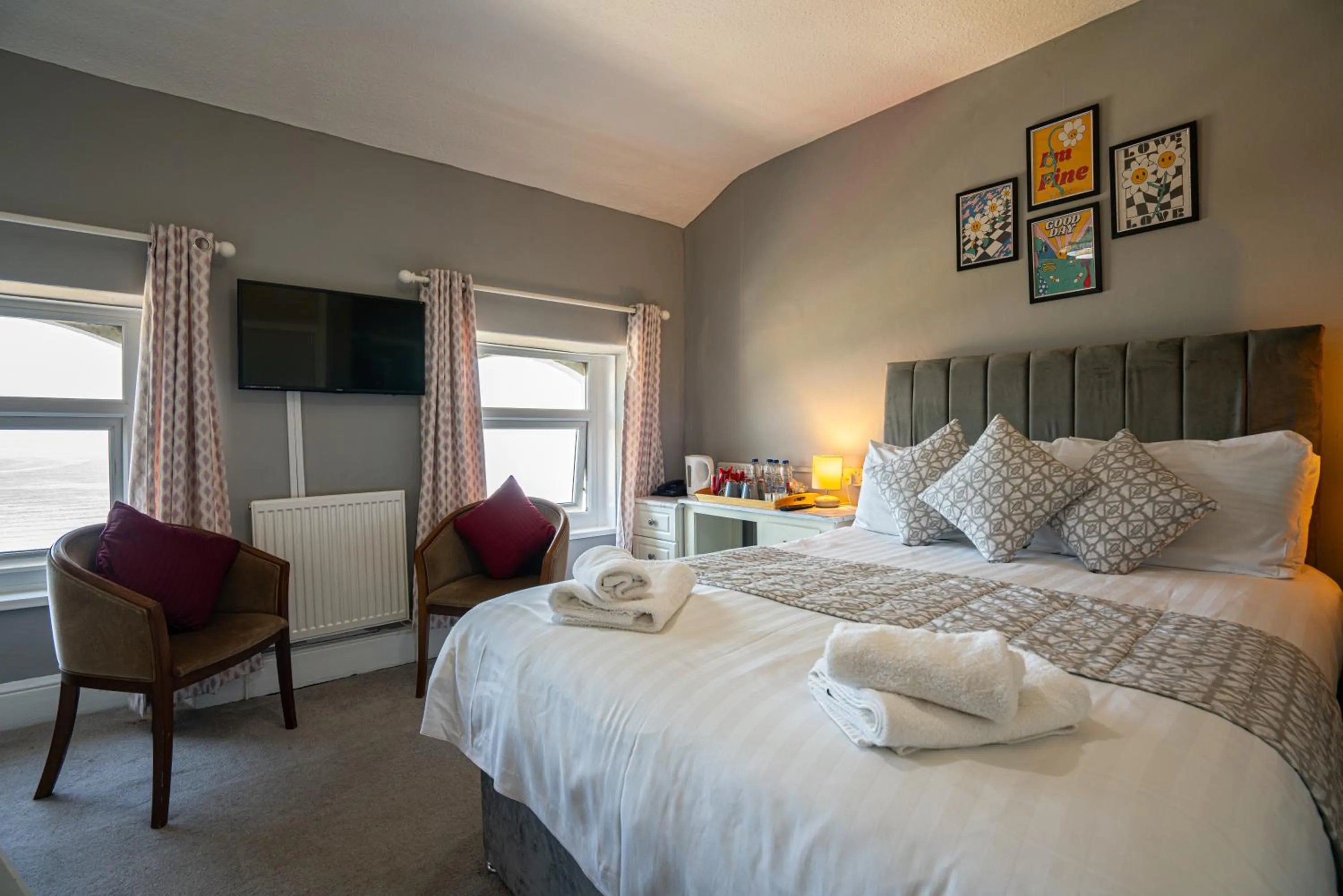 Bed in The Central Hotel