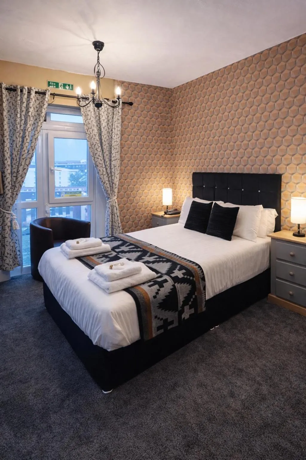 Bed in The Central Hotel