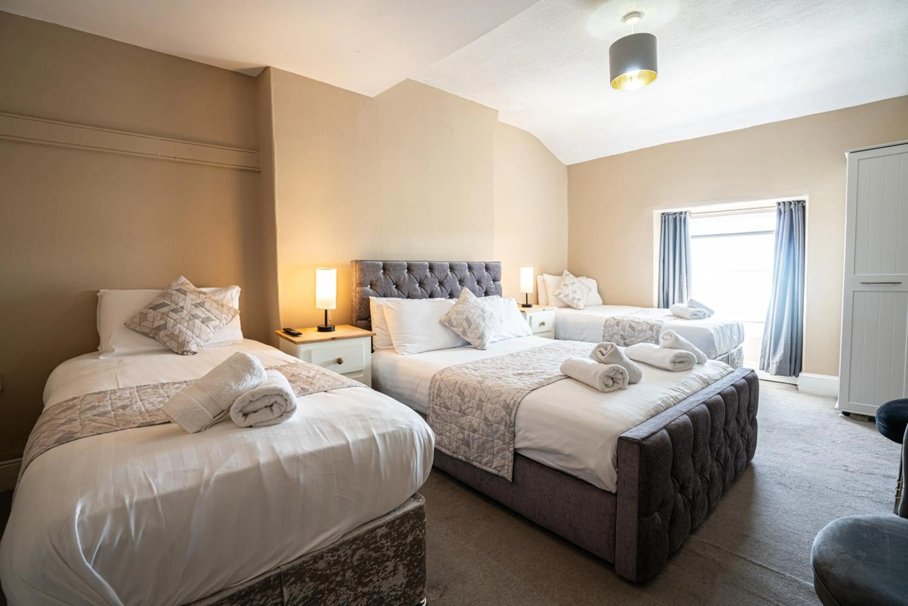 Bed in The Central Hotel